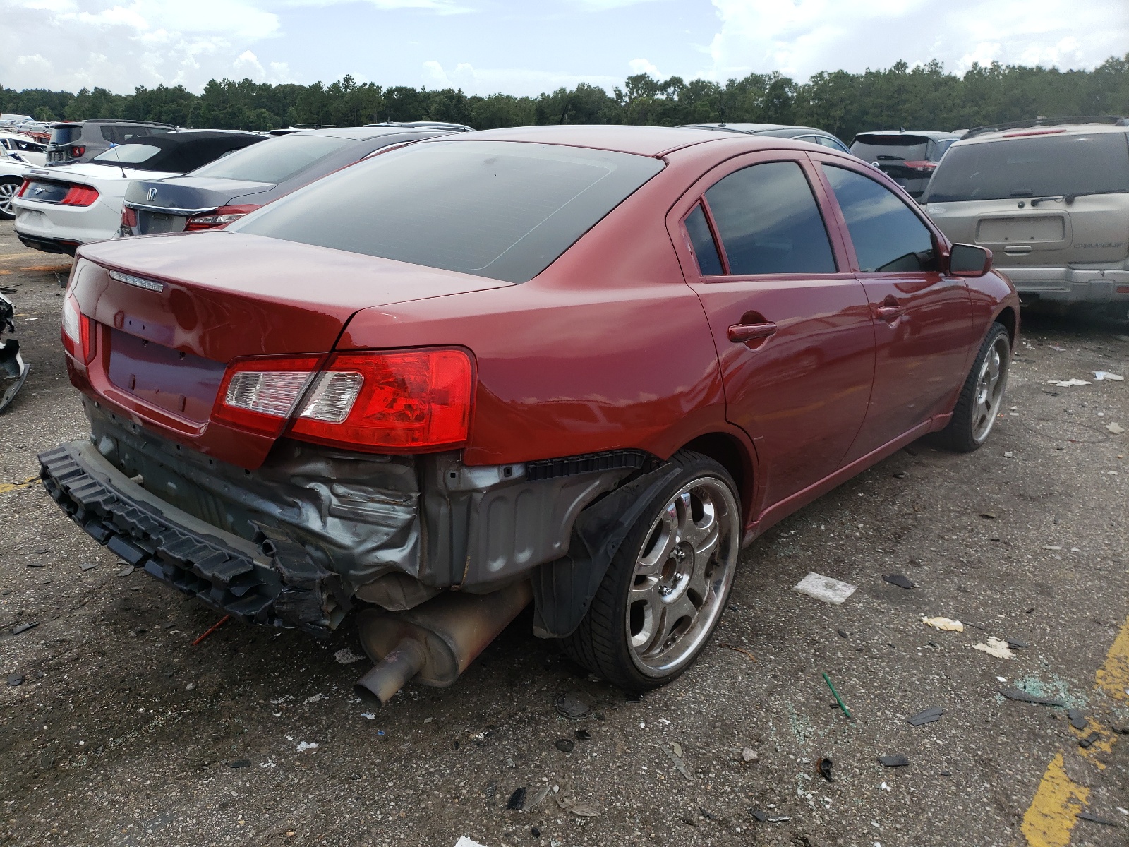 Photo 4 from auction – 2009 MITSUBISHI GALANT ES with VIN 4A3AB36F39E015391