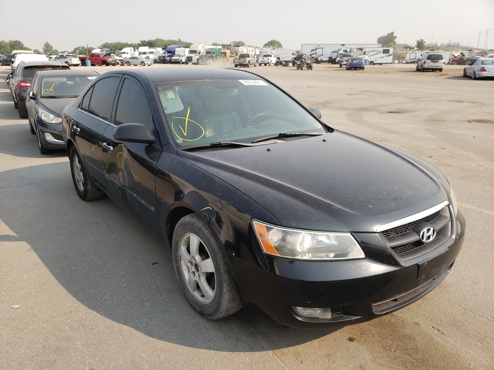 HYUNDAI SONATA GLS 2006 with VIN 5NPEU46F56H042690 - Photo from auction