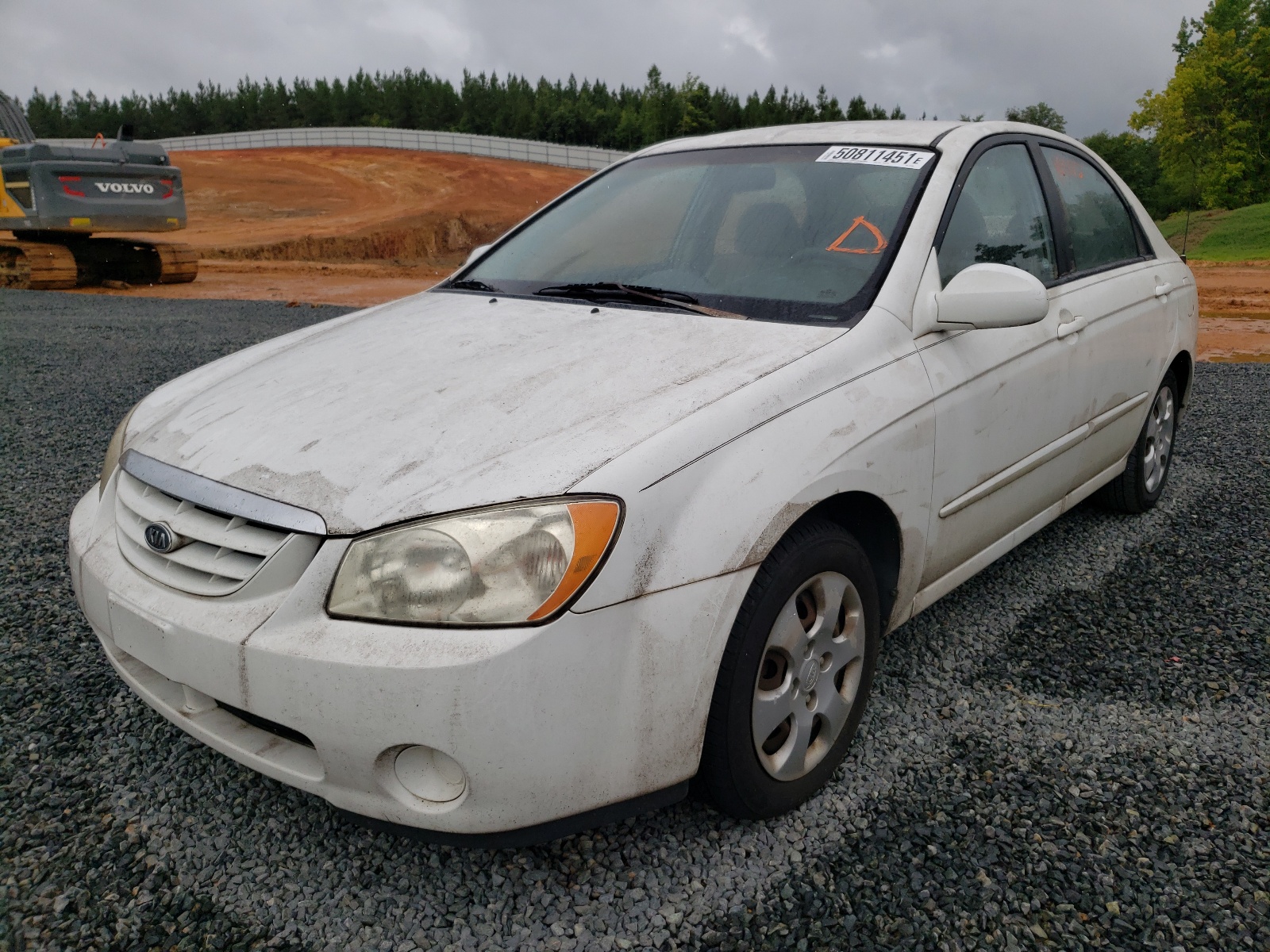 Photo 2 from auction – 2004 KIA SPECTRA LX with VIN KNAFE121245011868