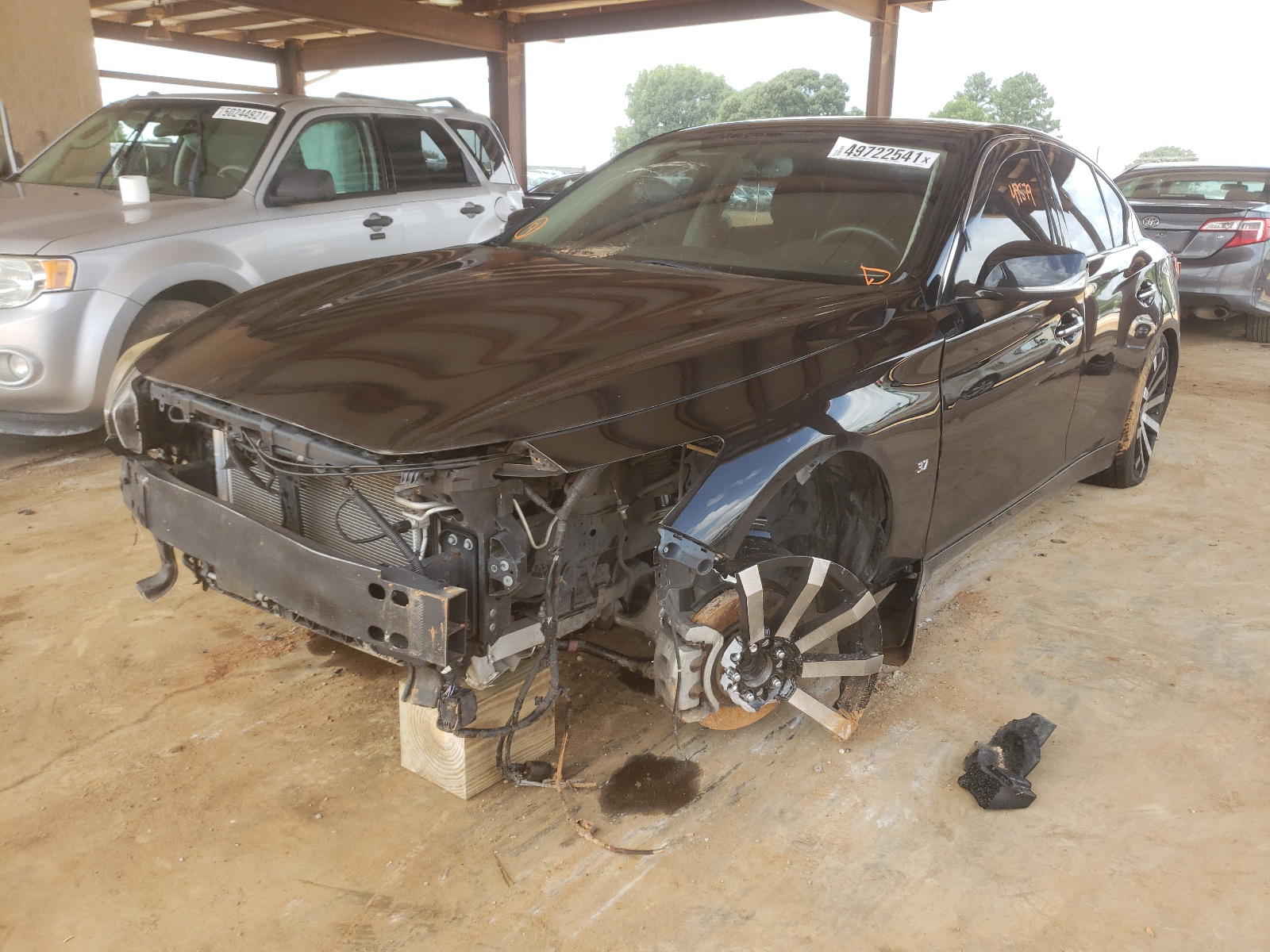 Photo 2 from auction – 2014 INFINITI Q50 BASE with VIN JN1BV7AP1EM675146