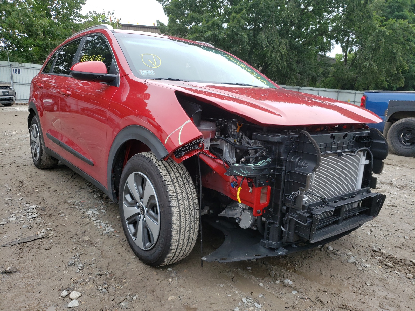 KIA NIRO LX 2020 with VIN KNDCB3LC7L5428735 - Photo from auction
