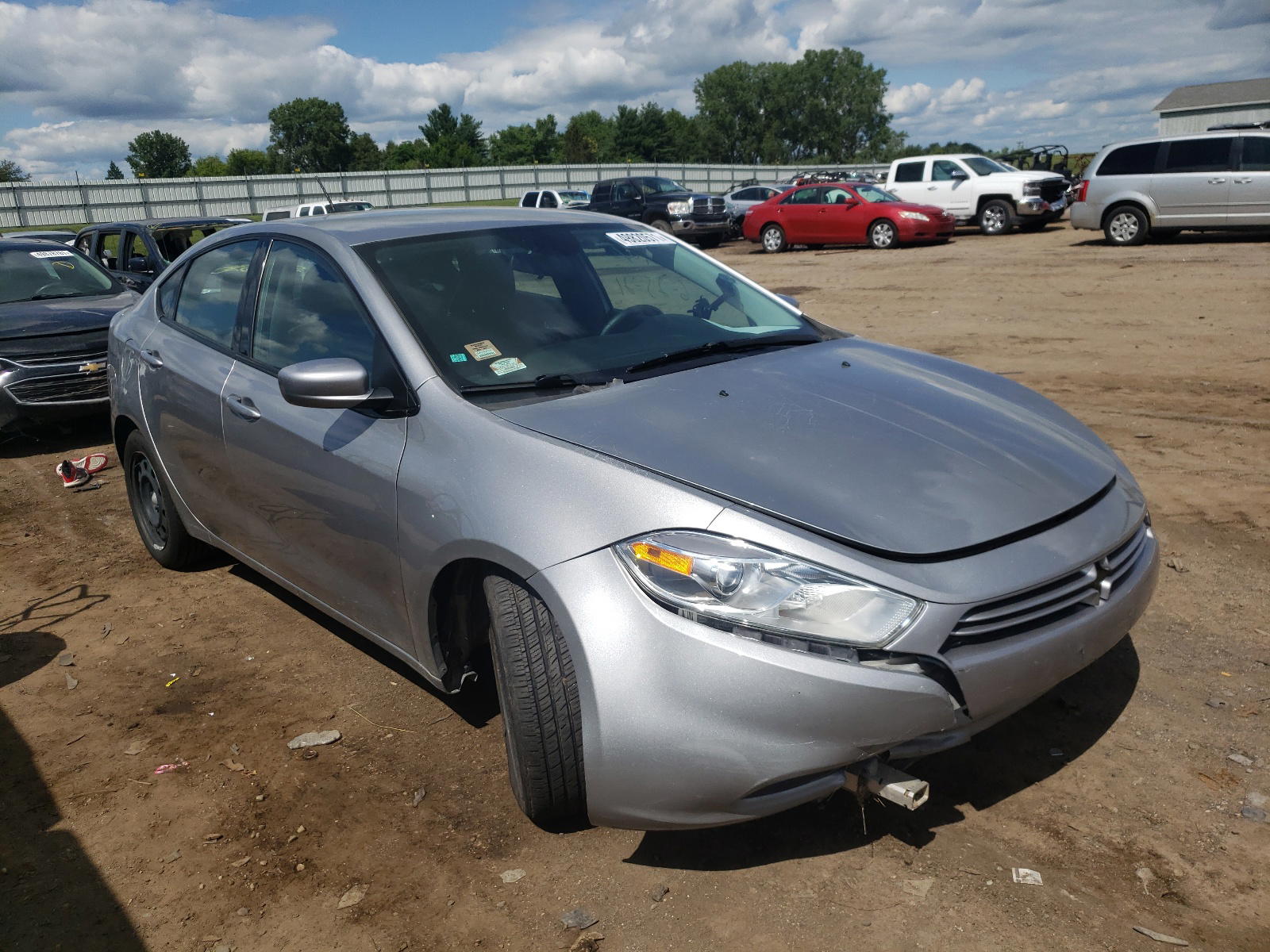 DODGE DART SE 2015 with VIN 1C3CDFAA1FD131780 - Photo from auction