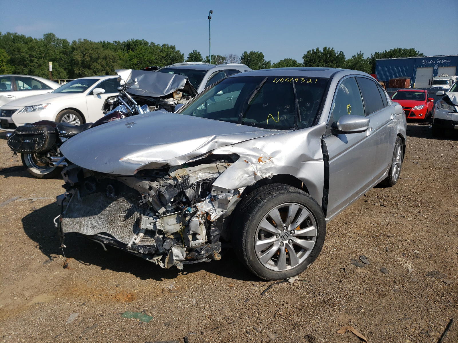 Photo 2 from auction – 2012 HONDA ACCORD EX with VIN 1HGCP2F78CA080432