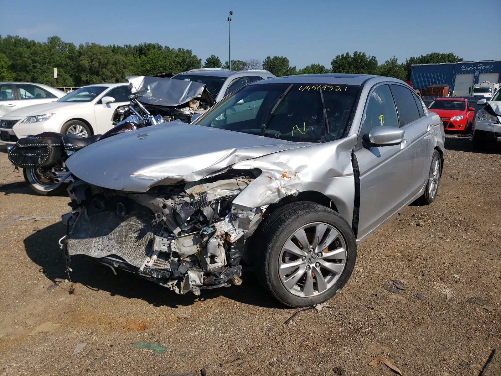 Foto 2 de la subasta – 2012 HONDA ACCORD EX con VIN 1HGCP2F78CA080432