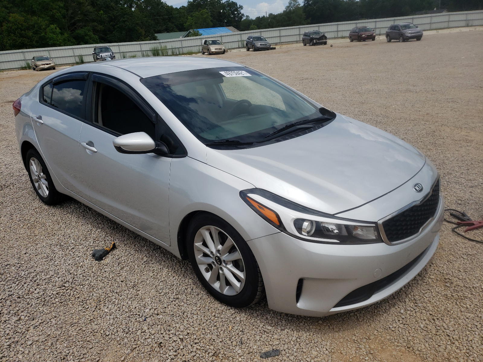 KIA FORTE LX 2017 with VIN 3KPFL4A76HE129853 - Photo from auction