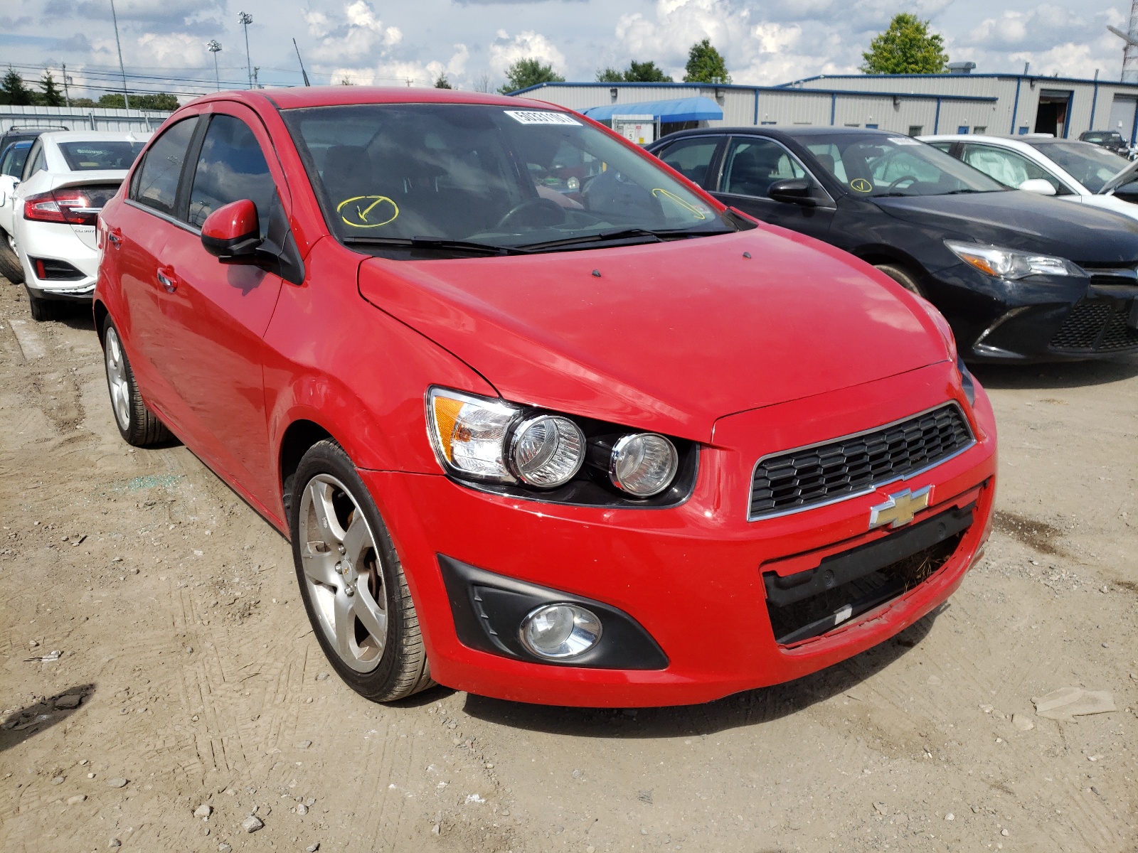 CHEVROLET SONIC LTZ 2012 with VIN 1G1JE5SH7C4168892 - Photo from auction