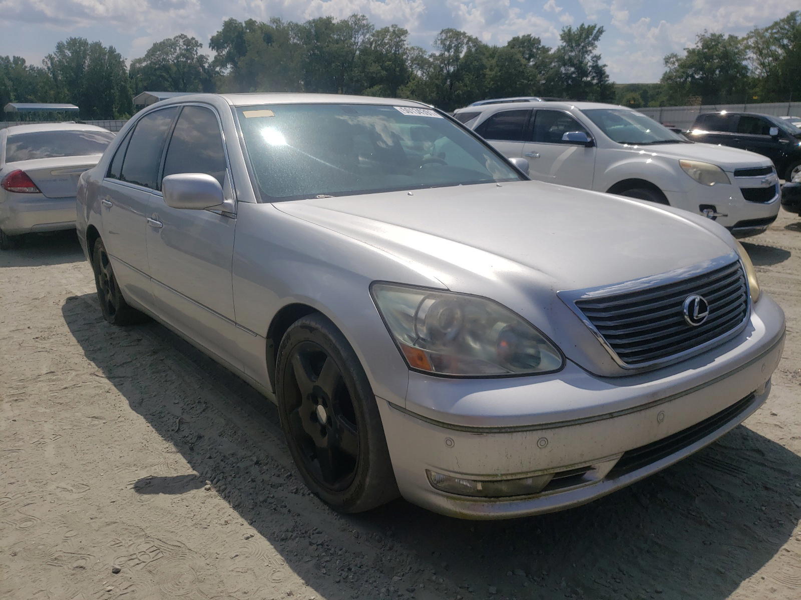 LEXUS LS 430 2005 with VIN JTHBN36F855003163 - Photo from auction