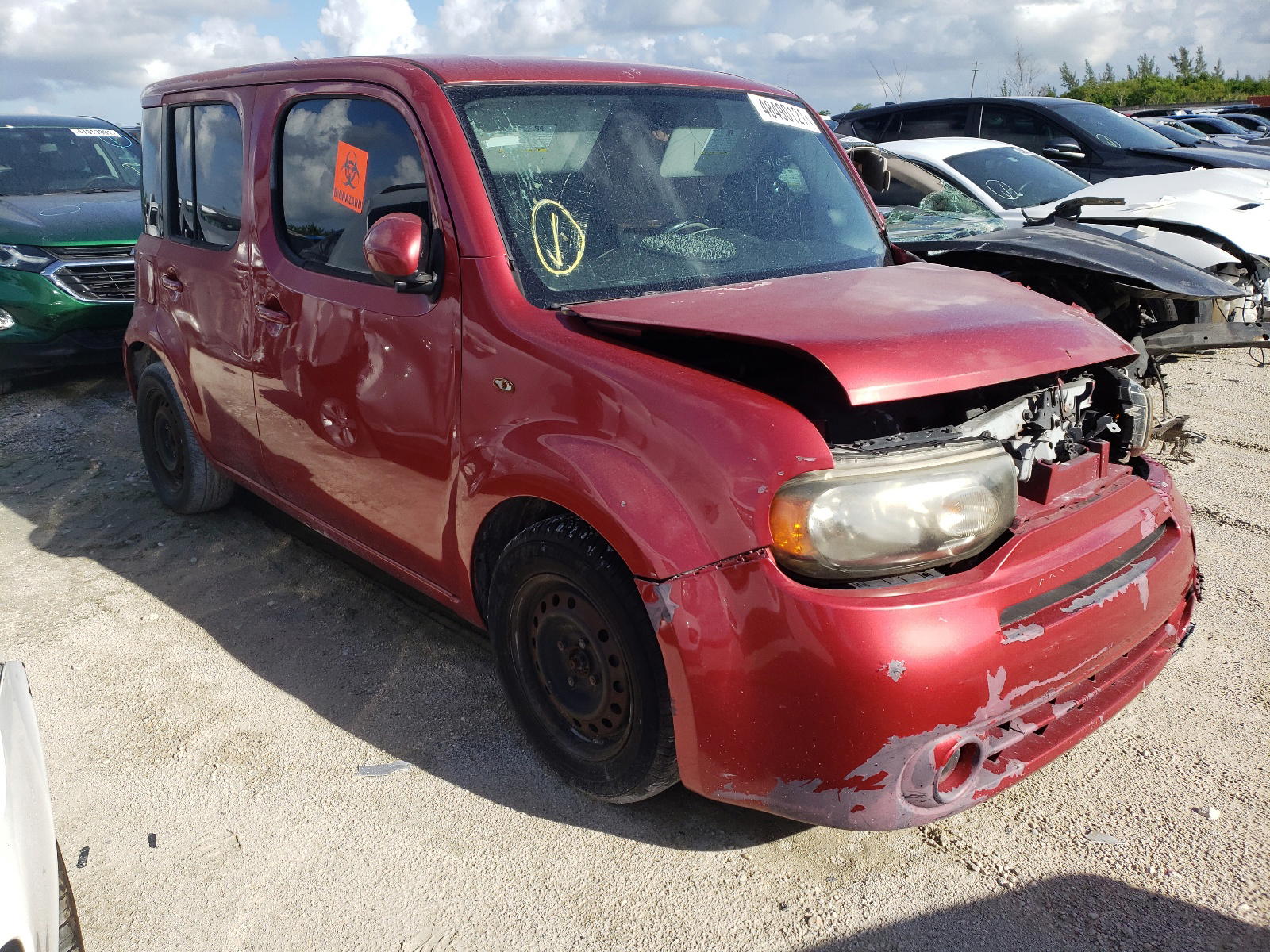 NISSAN CUBE BASE 2010 with VIN JN8AZ2KR2AT166249 - Photo from auction