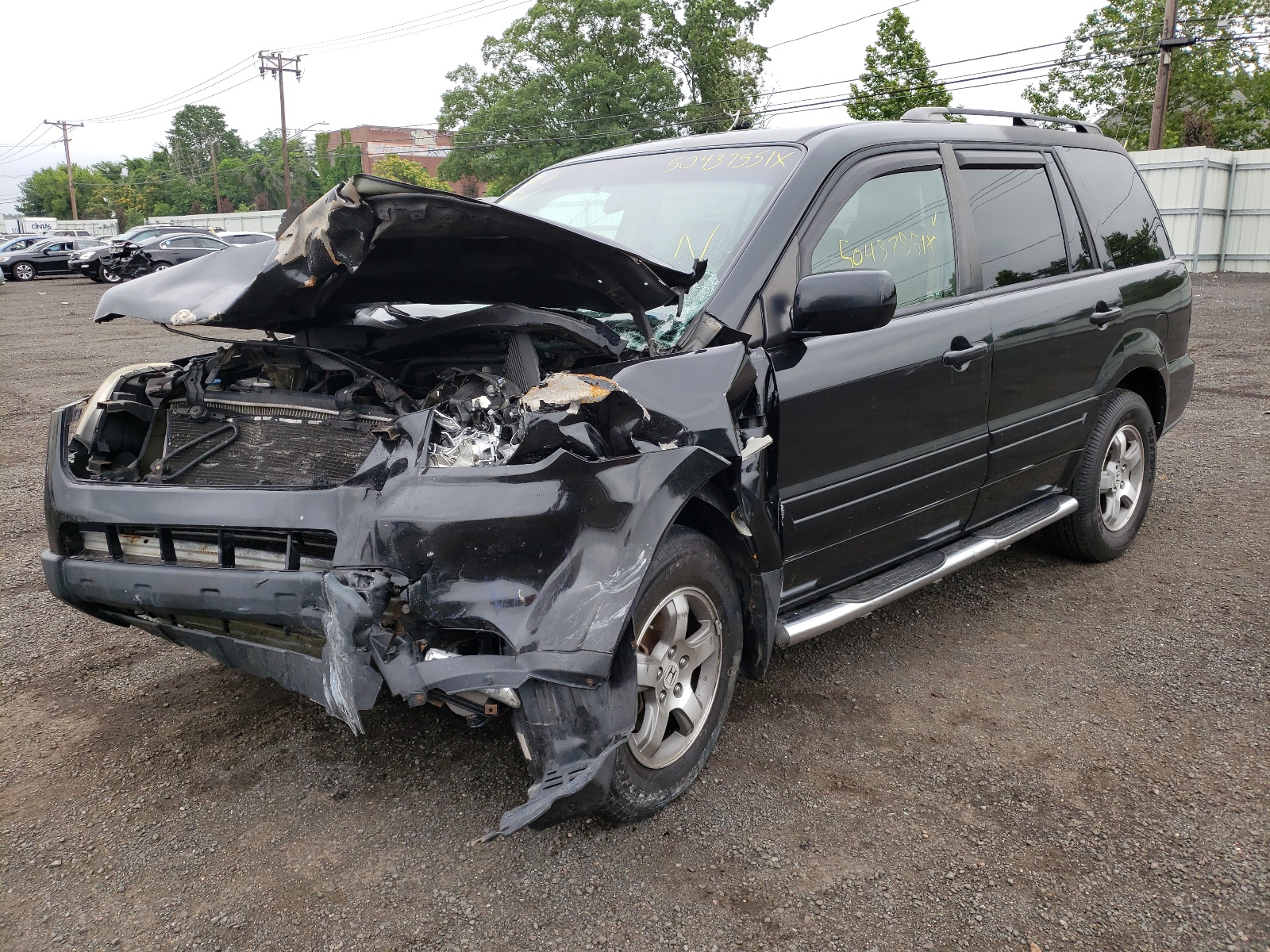 Photo 2 from auction – 2007 HONDA PILOT EXL with VIN 2HKYF18747H523818