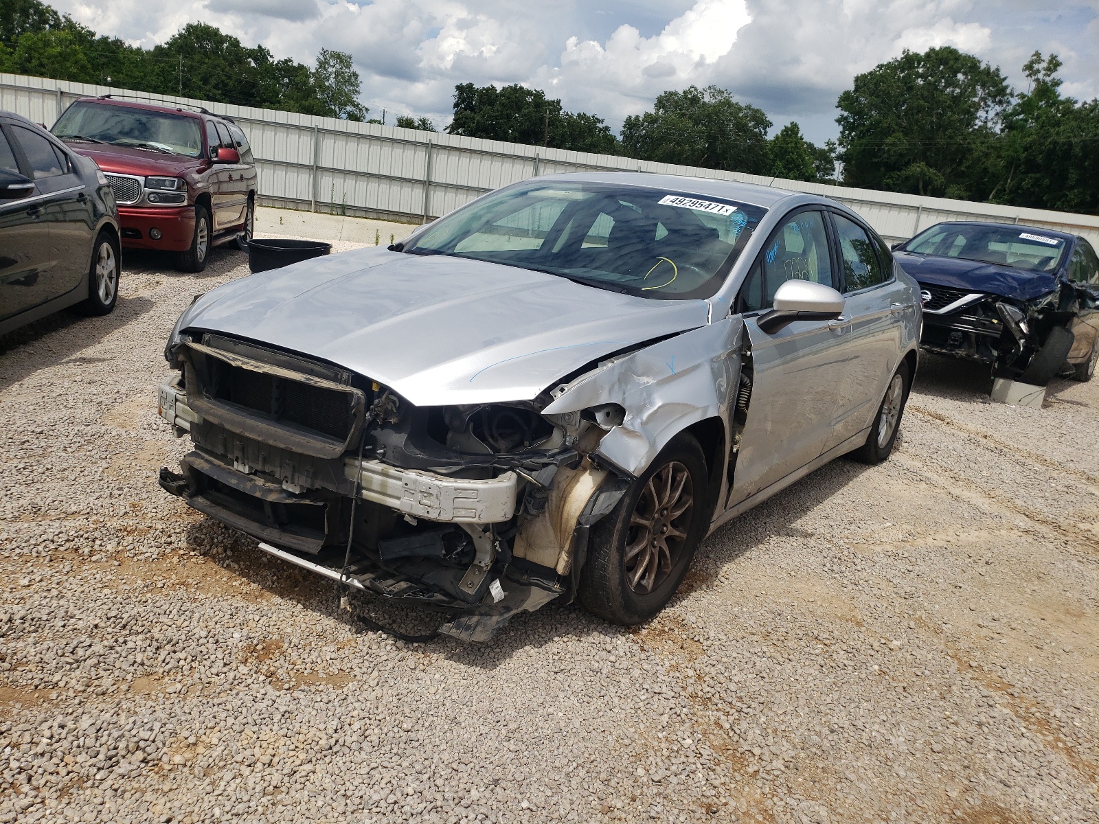 Photo 2 from auction – 2017 FORD FUSION S with VIN 3FA6P0G71HR184598
