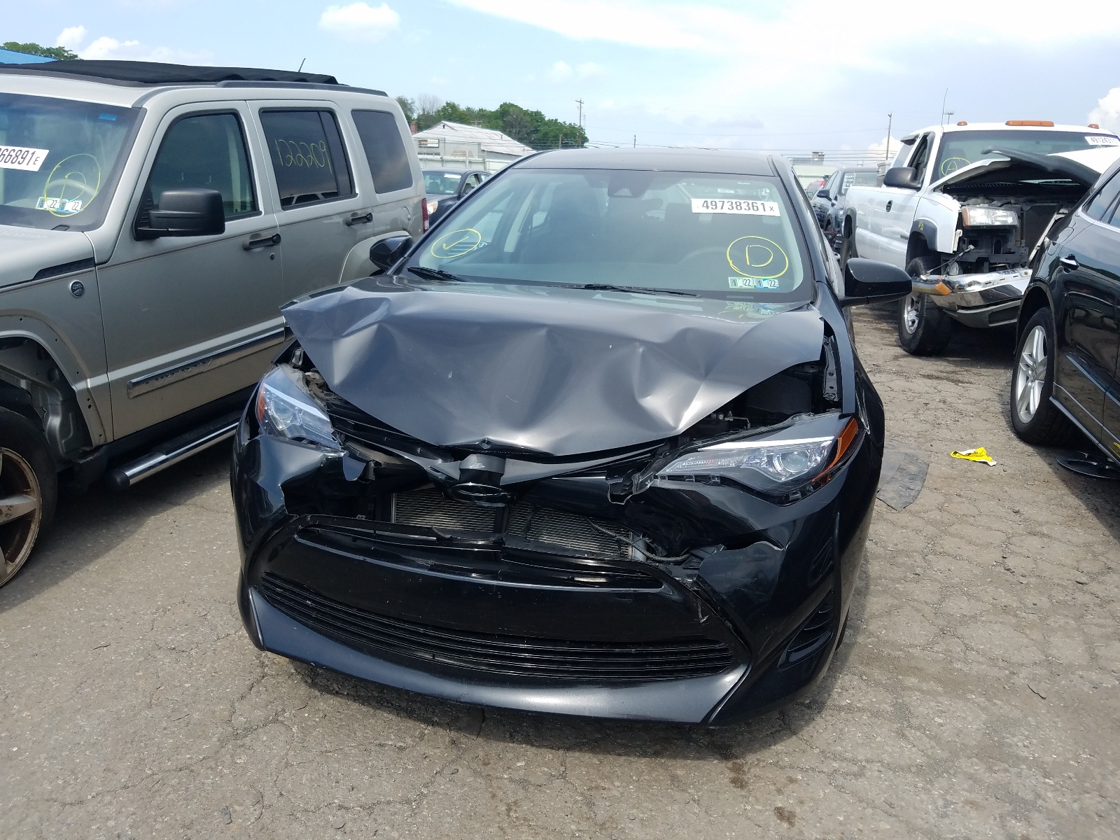 Photo 9 from auction – 2017 TOYOTA COROLLA L with VIN 2T1BURHE9HC930174