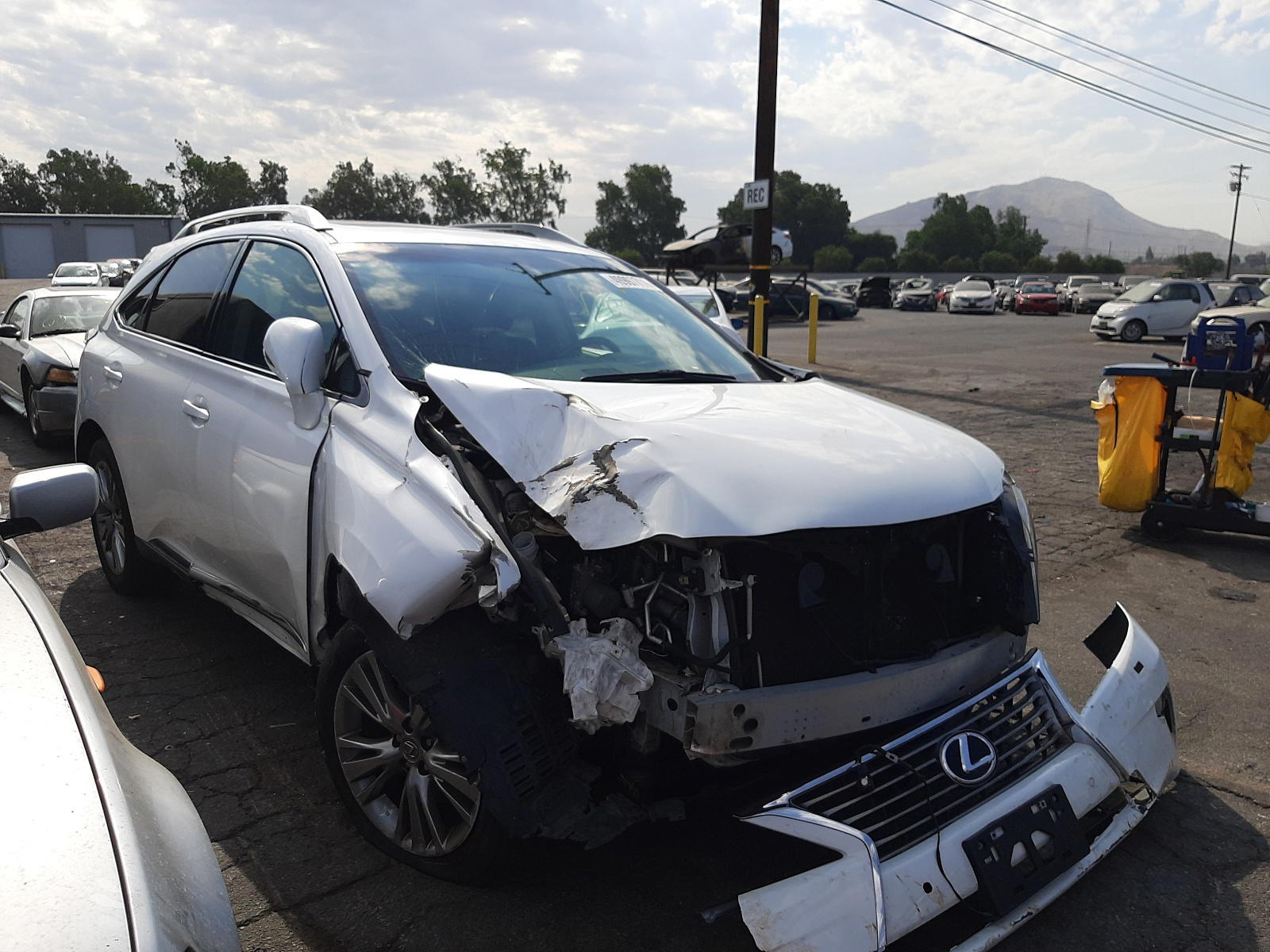 LEXUS RX 350 2013 with VIN 2T2ZK1BA7DC092714 - Photo from auction