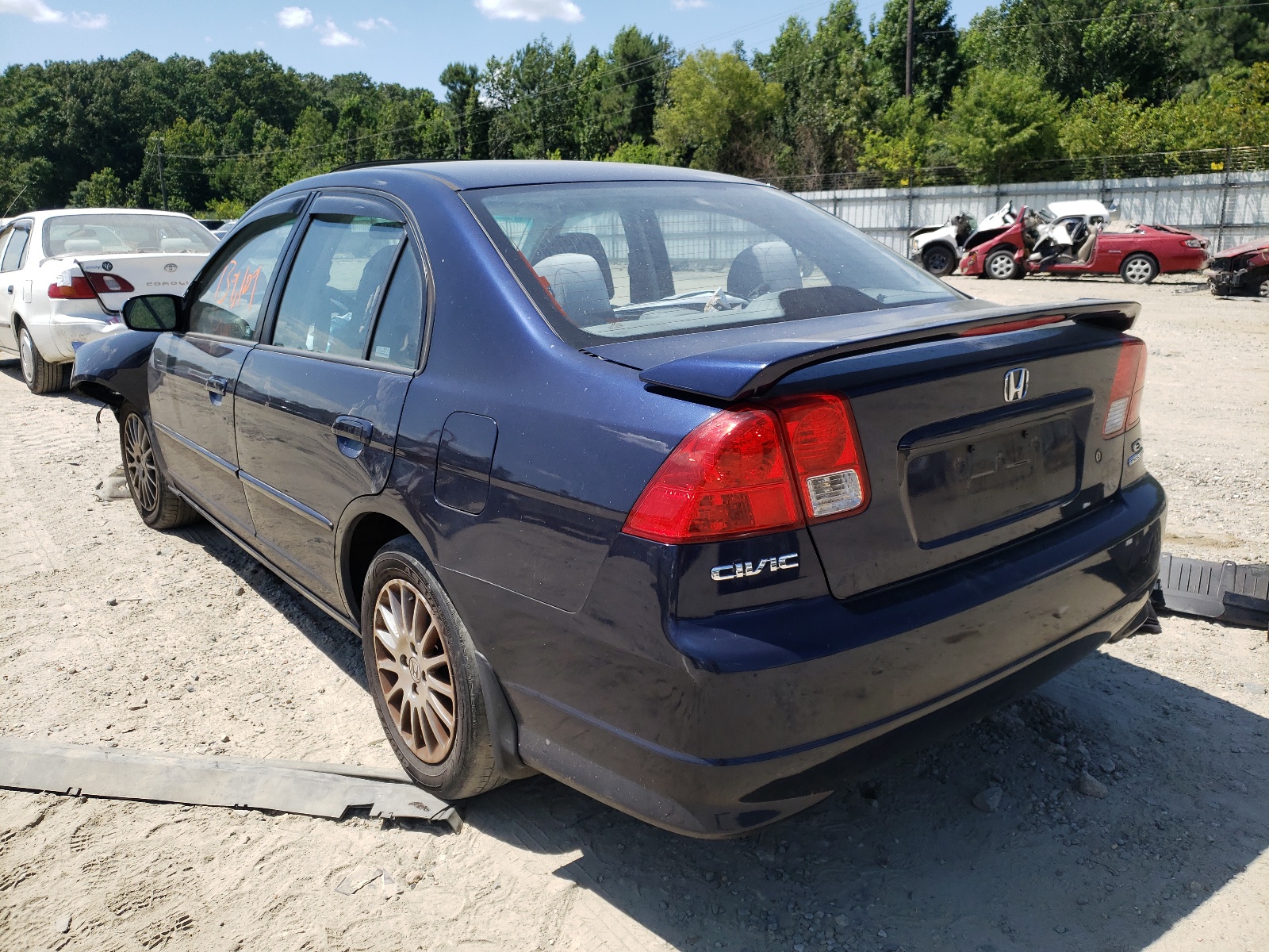 Zdjęcie 3 z aukcji – 2005 HONDA CIVIC EX z VIN 2HGES26765H613261
