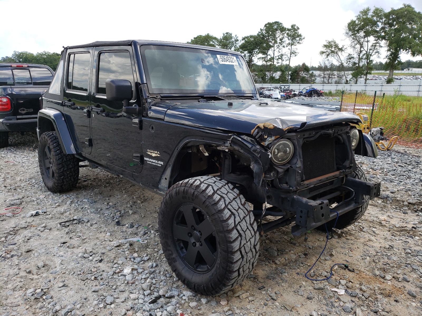 JEEP WRANGLER U 2008 with VIN 1J8GA59188L604127 - Photo from auction