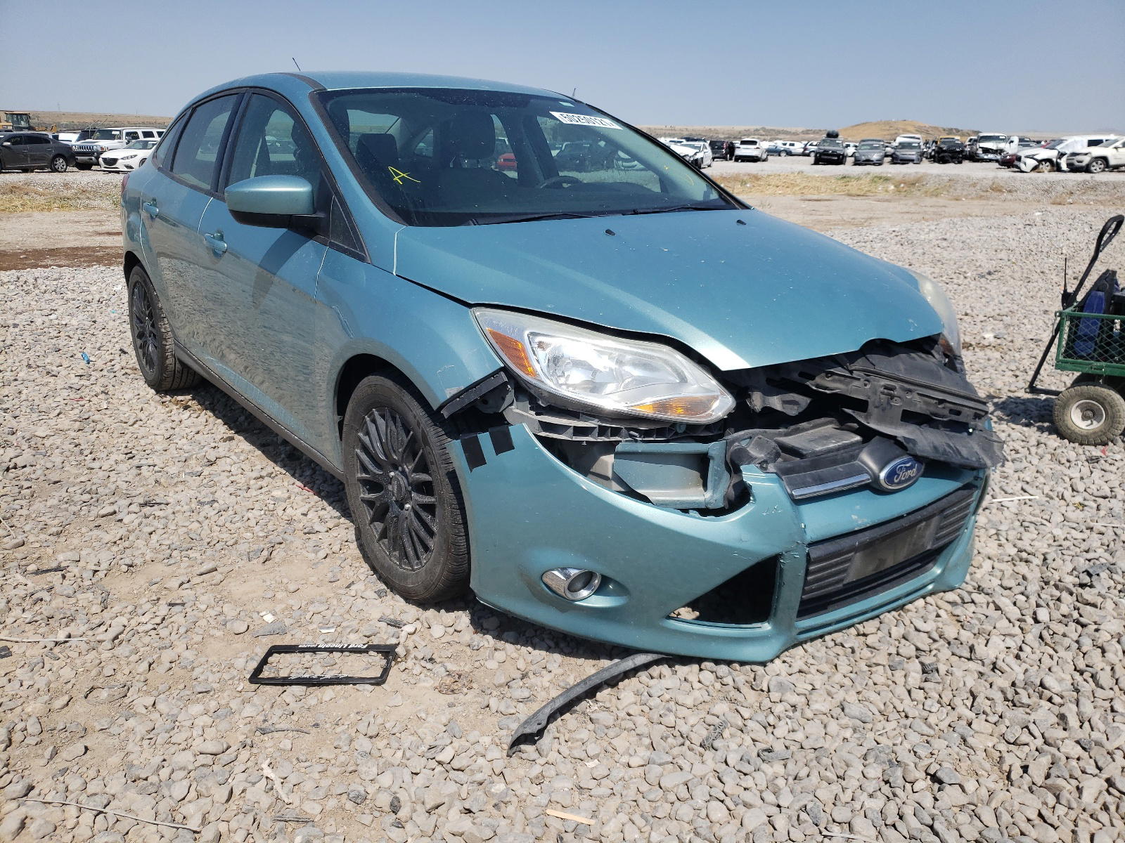 FORD FOCUS SE 2012 with VIN 1FAHP3F28CL267873 - Photo from auction