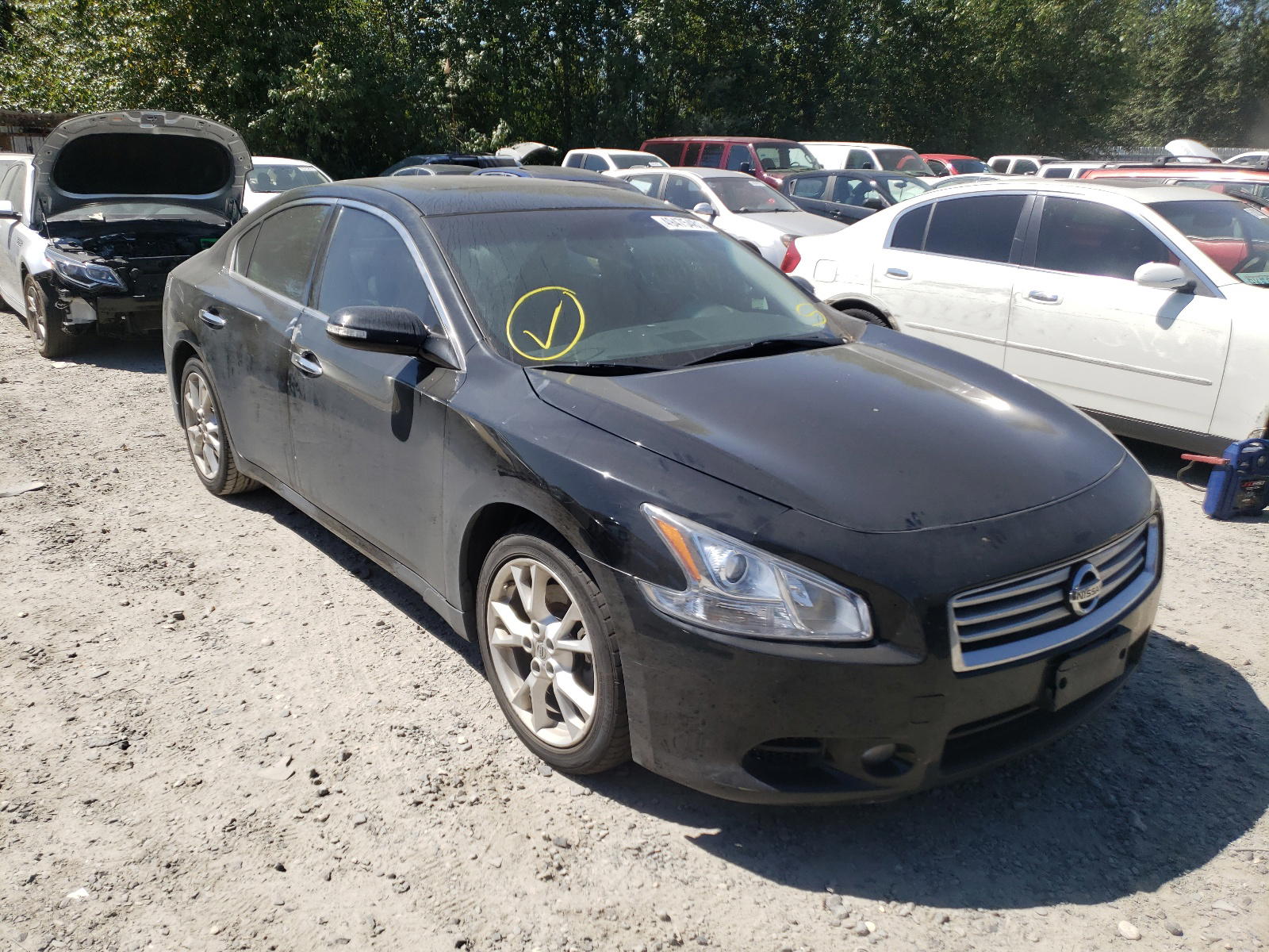 NISSAN MAXIMA S 2012 with VIN 1N4AA5AP1CC861402 - Photo from auction