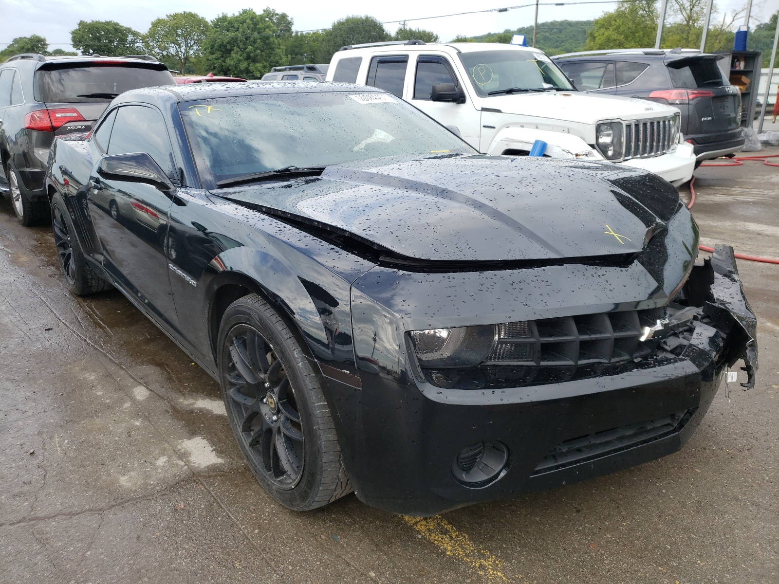 CHEVROLET CAMARO LS 2013 with VIN 2G1FE1E35D9190113 - Photo from auction