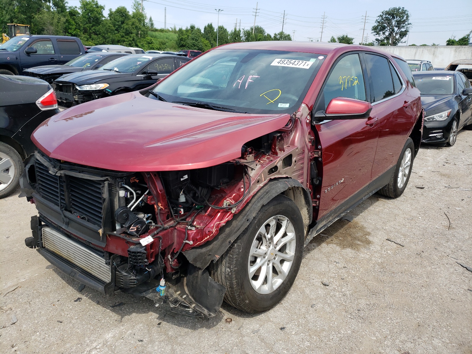 Zdjęcie 2 z aukcji – 2018 CHEVROLET EQUINOX LT z VIN 2GNAXJEV1J6322575