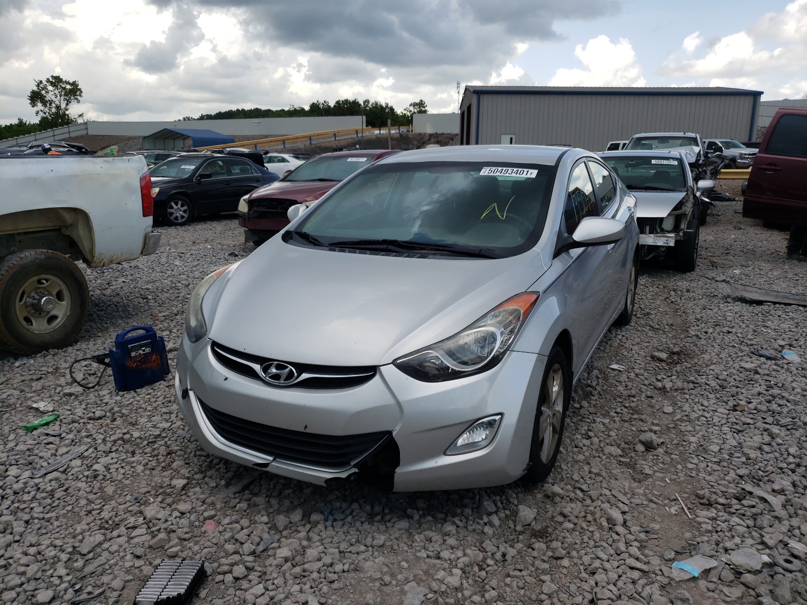 Photo 2 from auction – 2013 HYUNDAI ELANTRA with VIN KMHDH4AE9DU648975