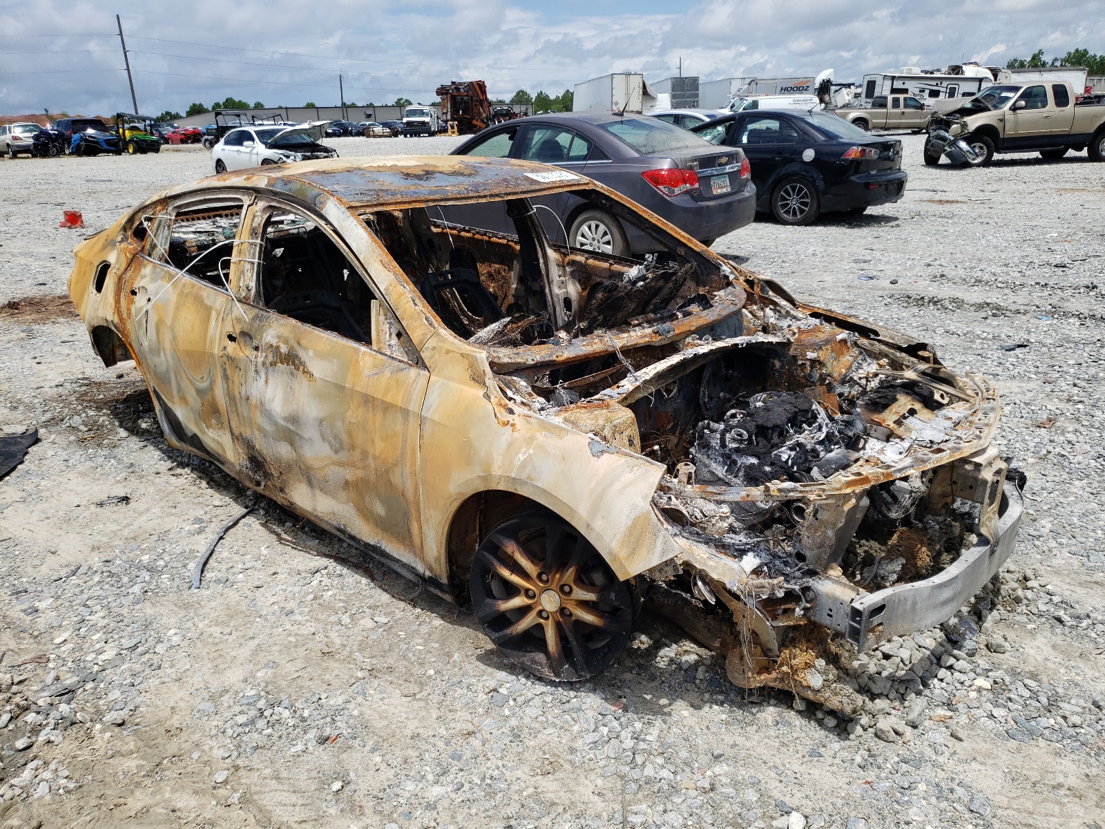 CHEVROLET MALIBU LT 2018 with VIN 1G1ZD5ST3JF128269 - Photo from auction