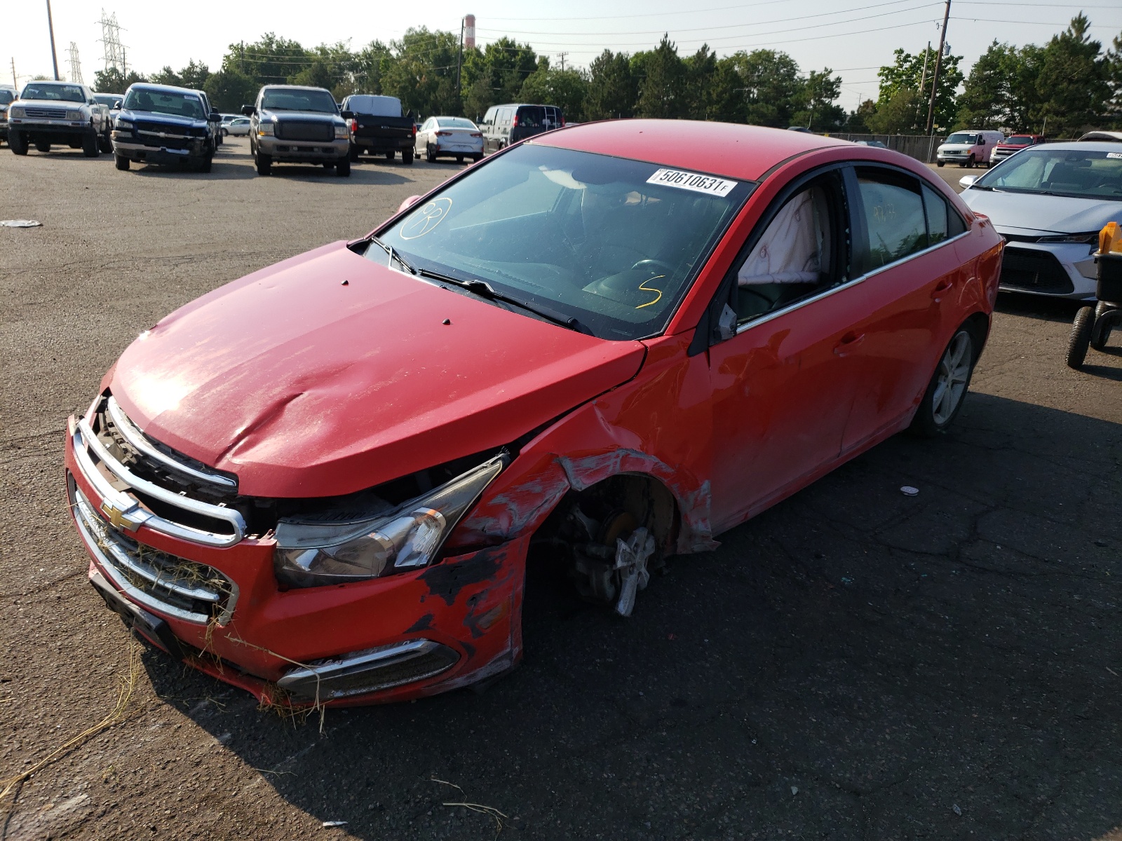 Photo 9 from auction – 2015 CHEVROLET CRUZE LT with VIN 1G1PE5SB2F7277656