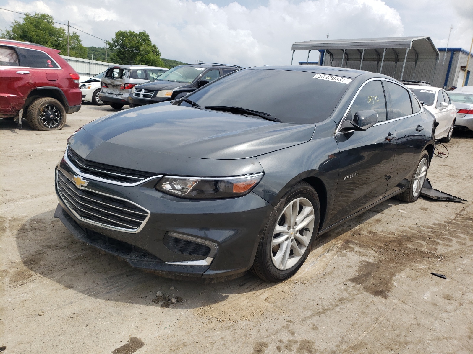 Photo 2 from auction – 2018 CHEVROLET MALIBU LT with VIN 1G1ZD5ST1JF172464