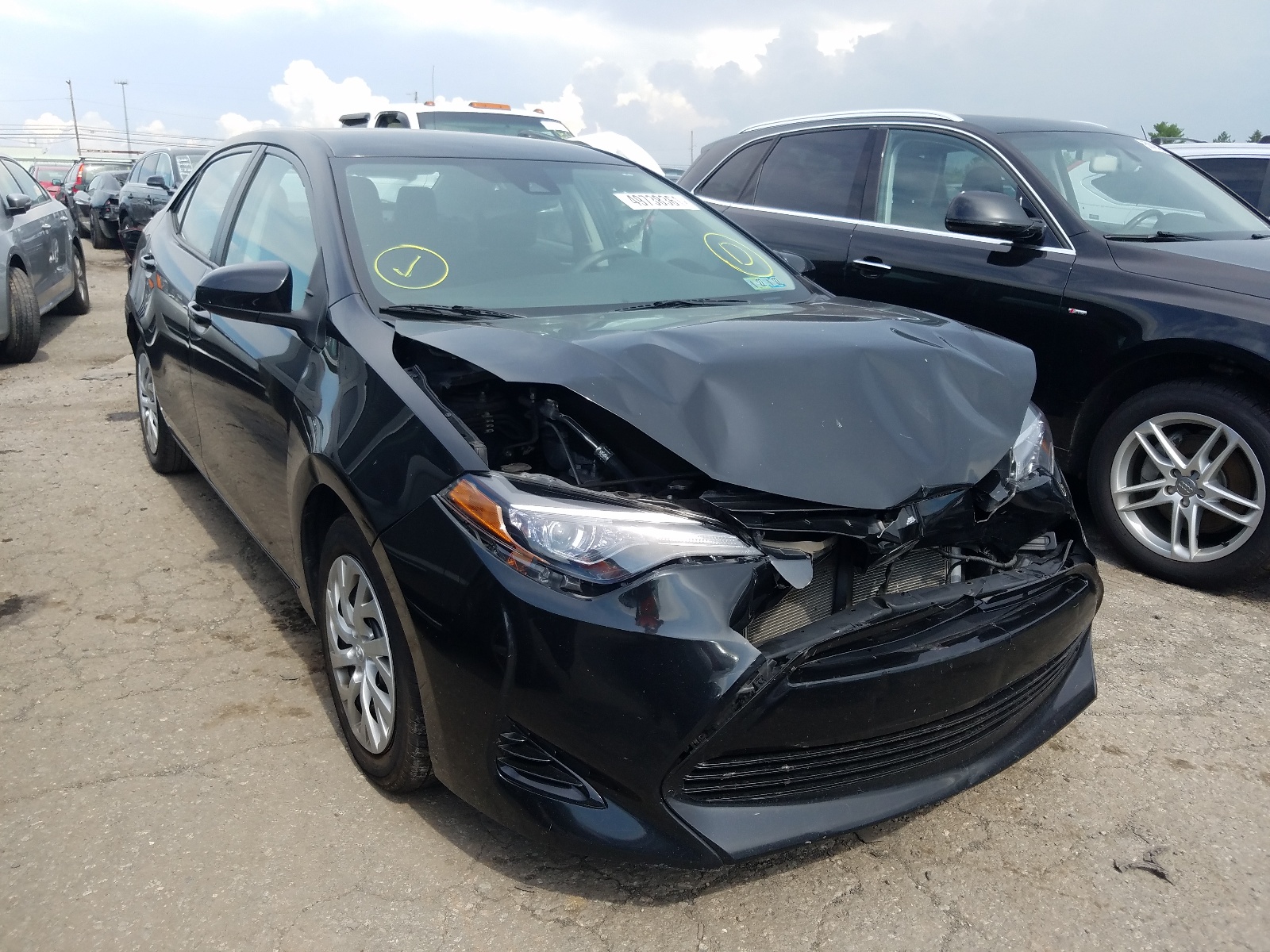 TOYOTA COROLLA L 2017 with VIN 2T1BURHE9HC930174 - Photo from auction
