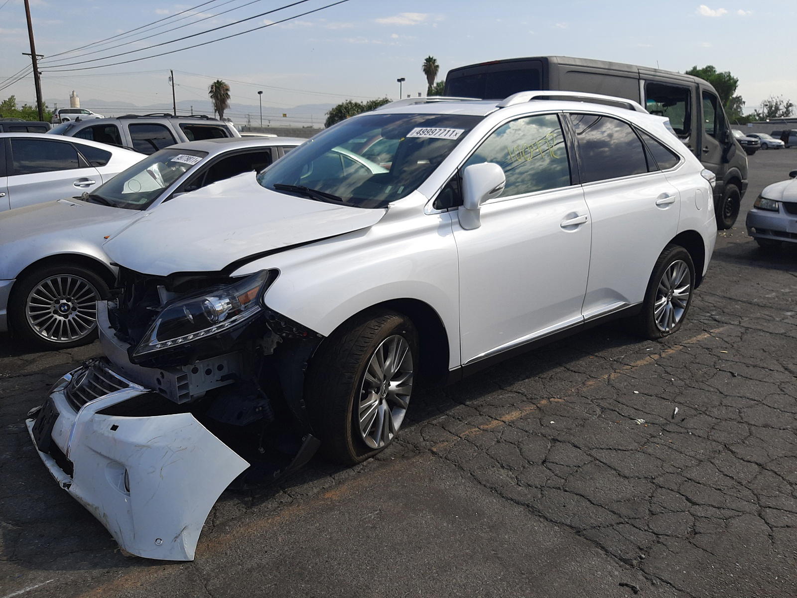 Photo 2 from auction – 2013 LEXUS RX 350 with VIN 2T2ZK1BA7DC092714