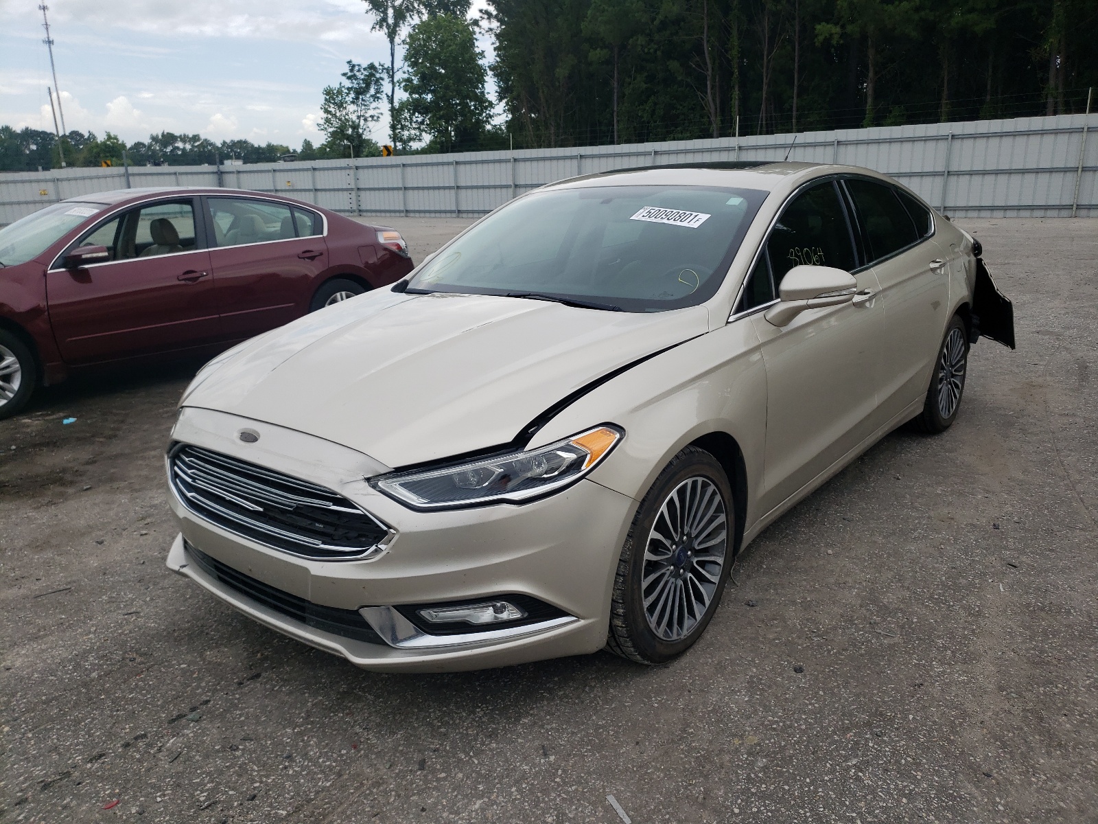 Photo 2 from auction – 2017 FORD FUSION SE with VIN 3FA6P0T94HR218914