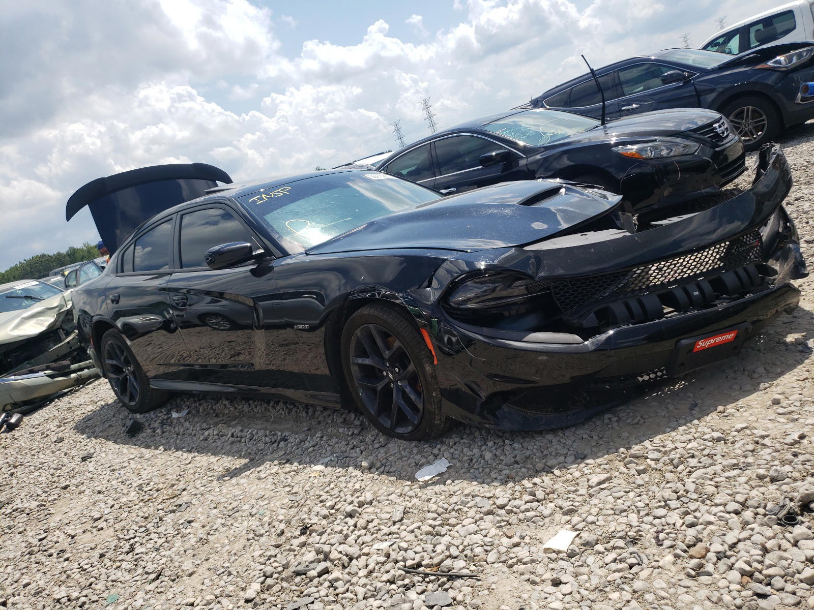 DODGE CHARGER R/ 2019 with VIN 2C3CDXCT6KH607376 - Photo from auction