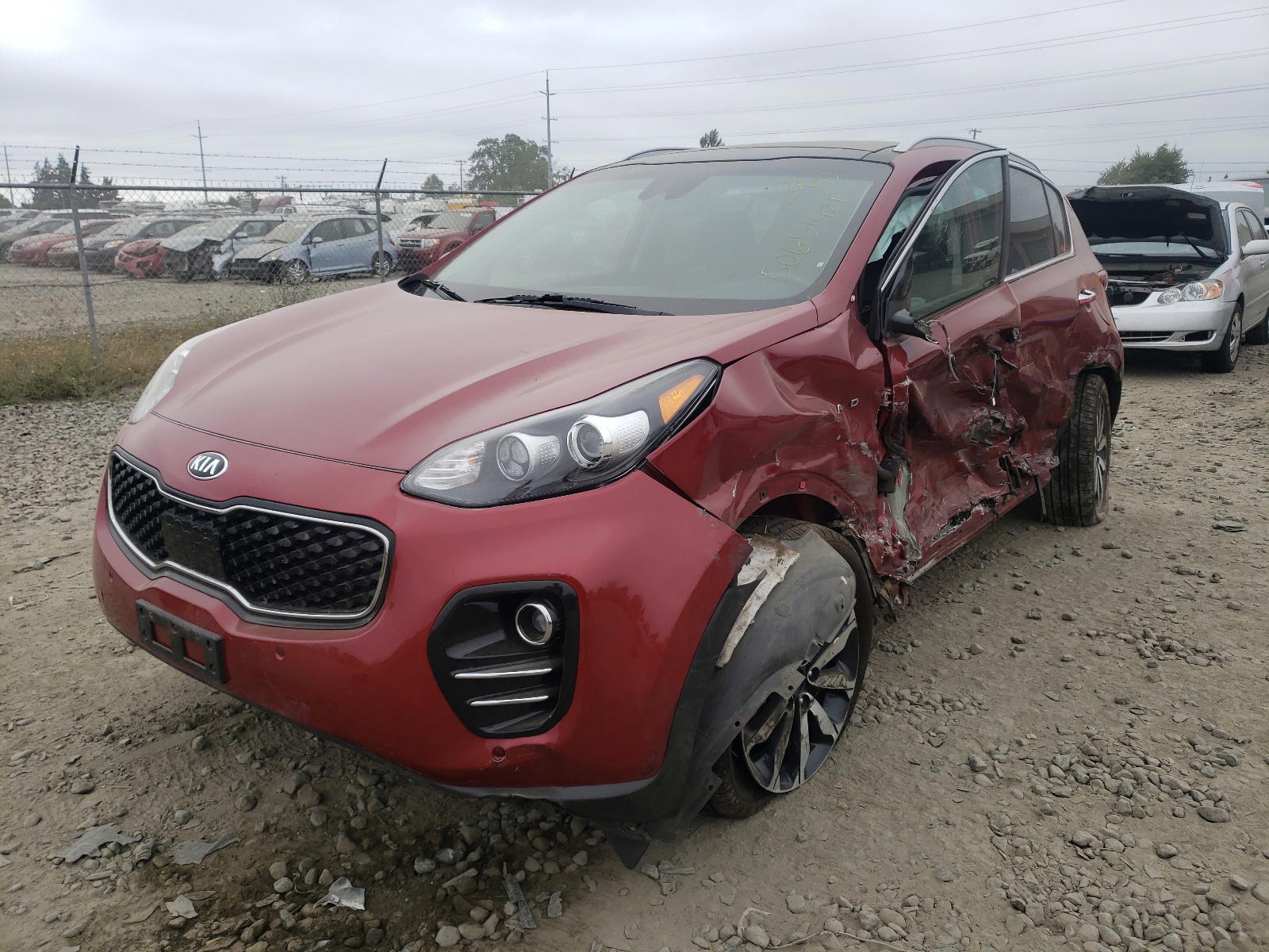 Photo 2 from auction – 2017 KIA SPORTAGE E with VIN KNDPNCAC7H7253748