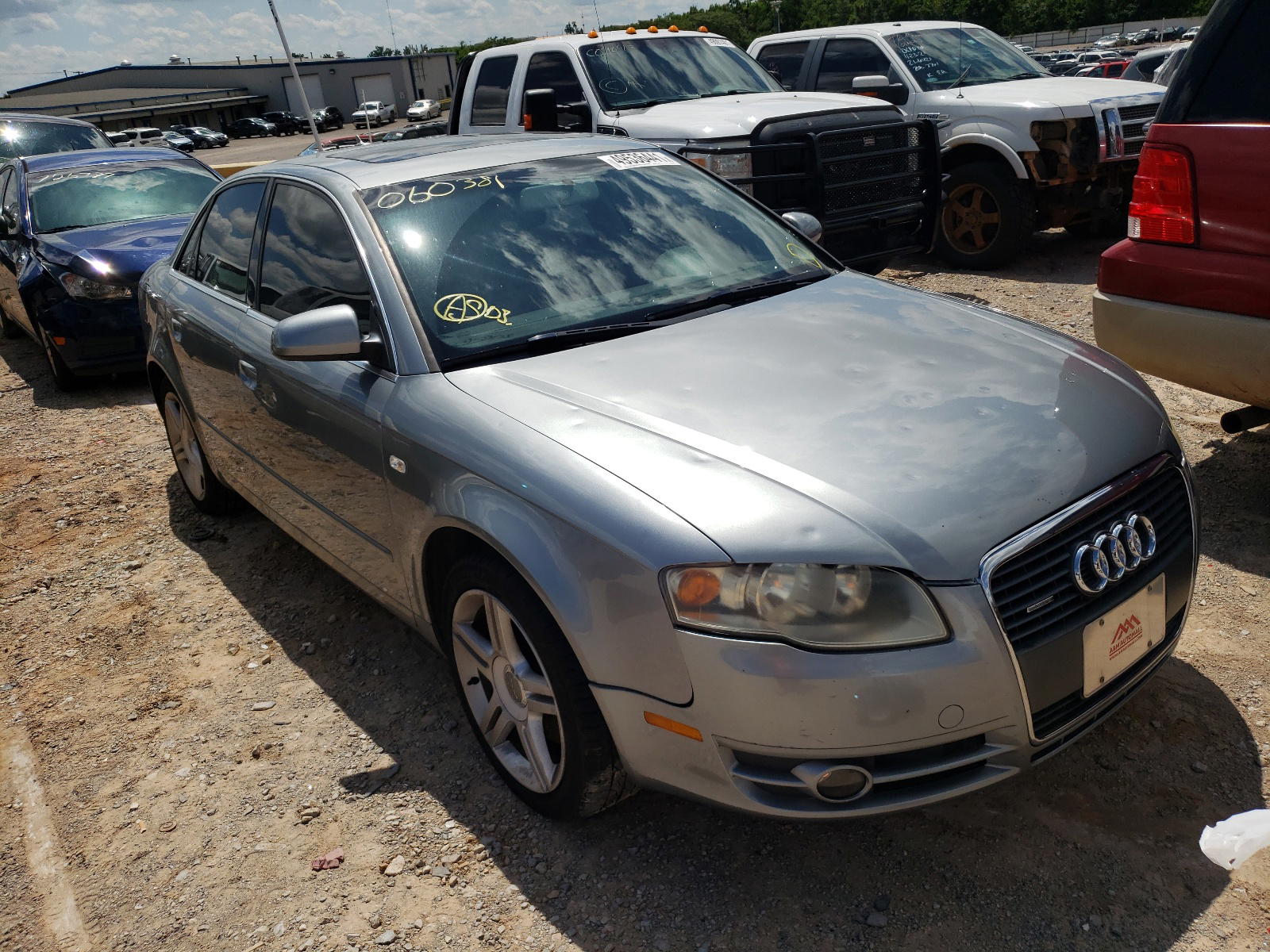 AUDI A4 2.0T QU 2007 with VIN WAUDF78E37A060381 - Photo from auction