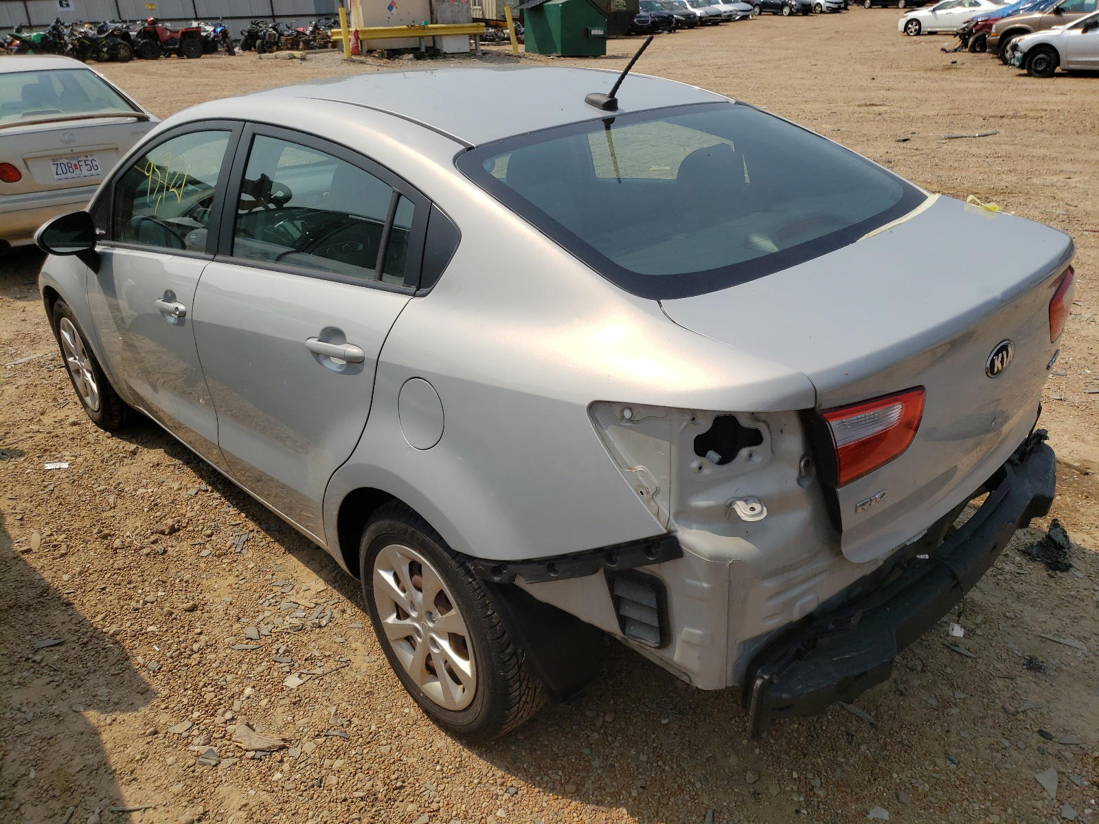 Photo 3 from auction – 2013 KIA RIO EX with VIN KNADN4A3XD6169865