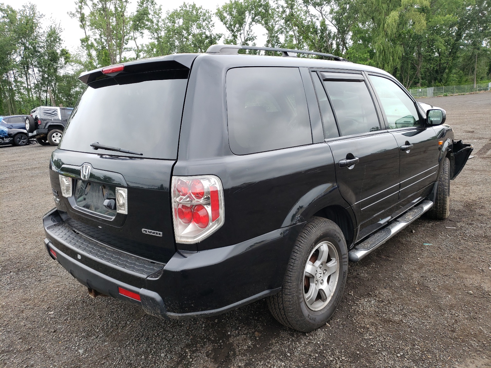 Photo 4 from auction – 2007 HONDA PILOT EXL with VIN 2HKYF18747H523818