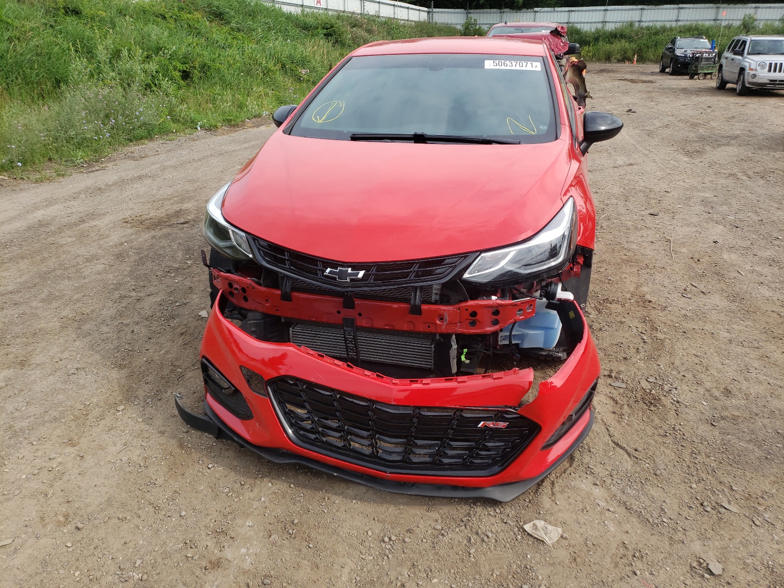 Photo 9 from auction – 2018 CHEVROLET CRUZE LT with VIN 3G1BE6SM4JS524073