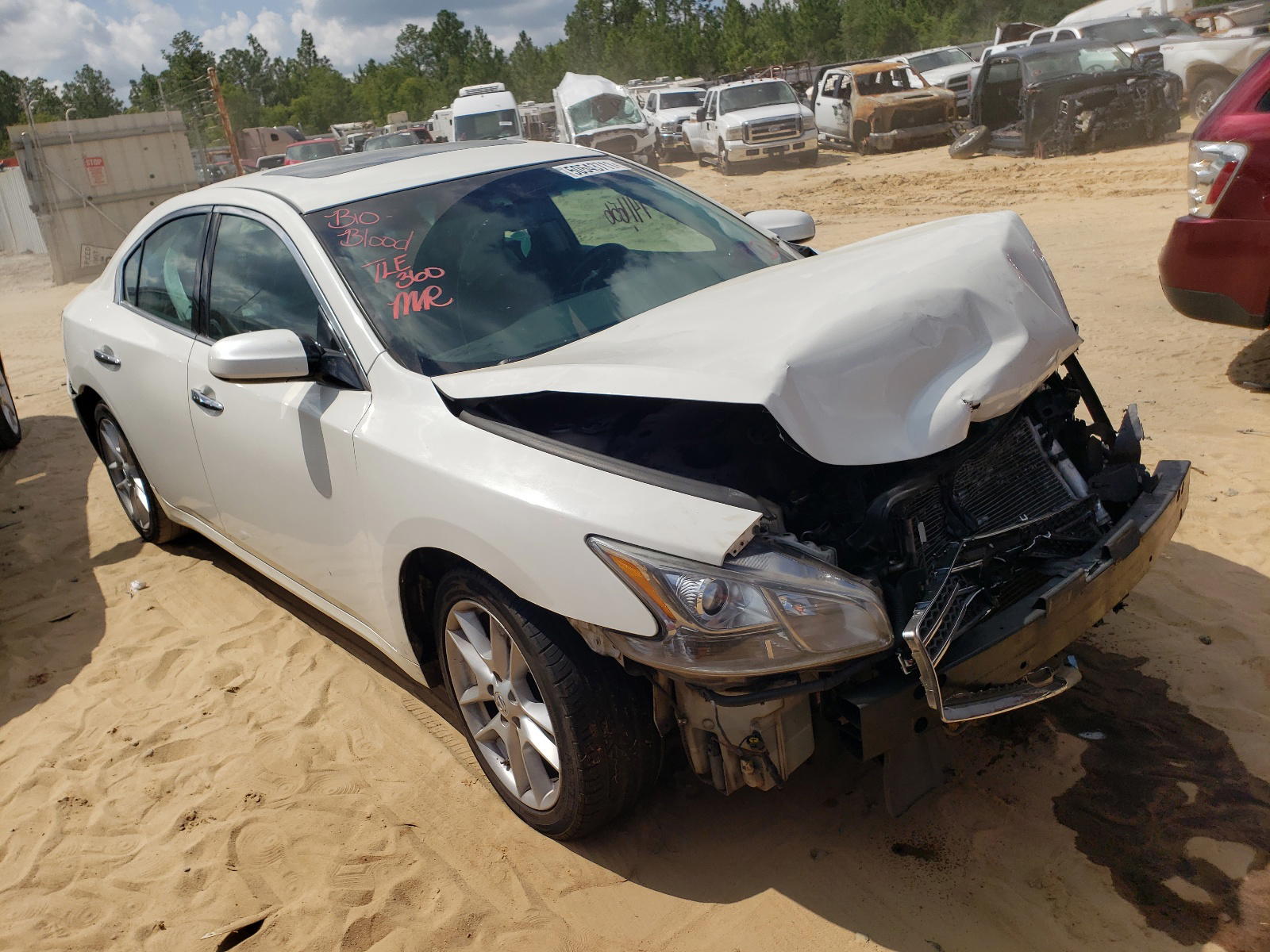 NISSAN MAXIMA S 2011 with VIN 1N4AA5AP3BC824964 - Photo from auction