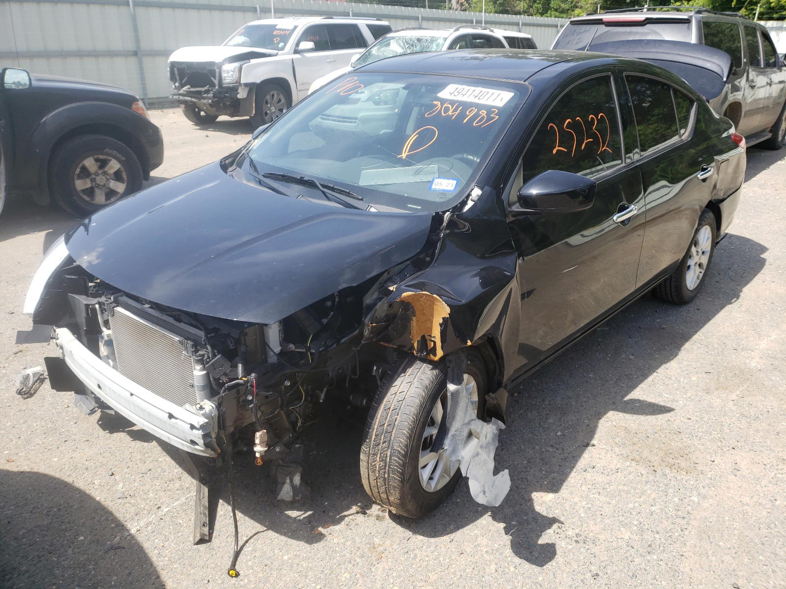 Photo 2 from auction – 2019 NISSAN VERSA S with VIN 3N1CN7AP3KL804983