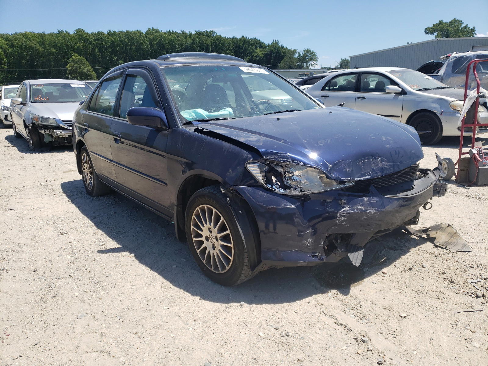 HONDA CIVIC EX 2005 with VIN 2HGES26765H613261 - Photo from auction