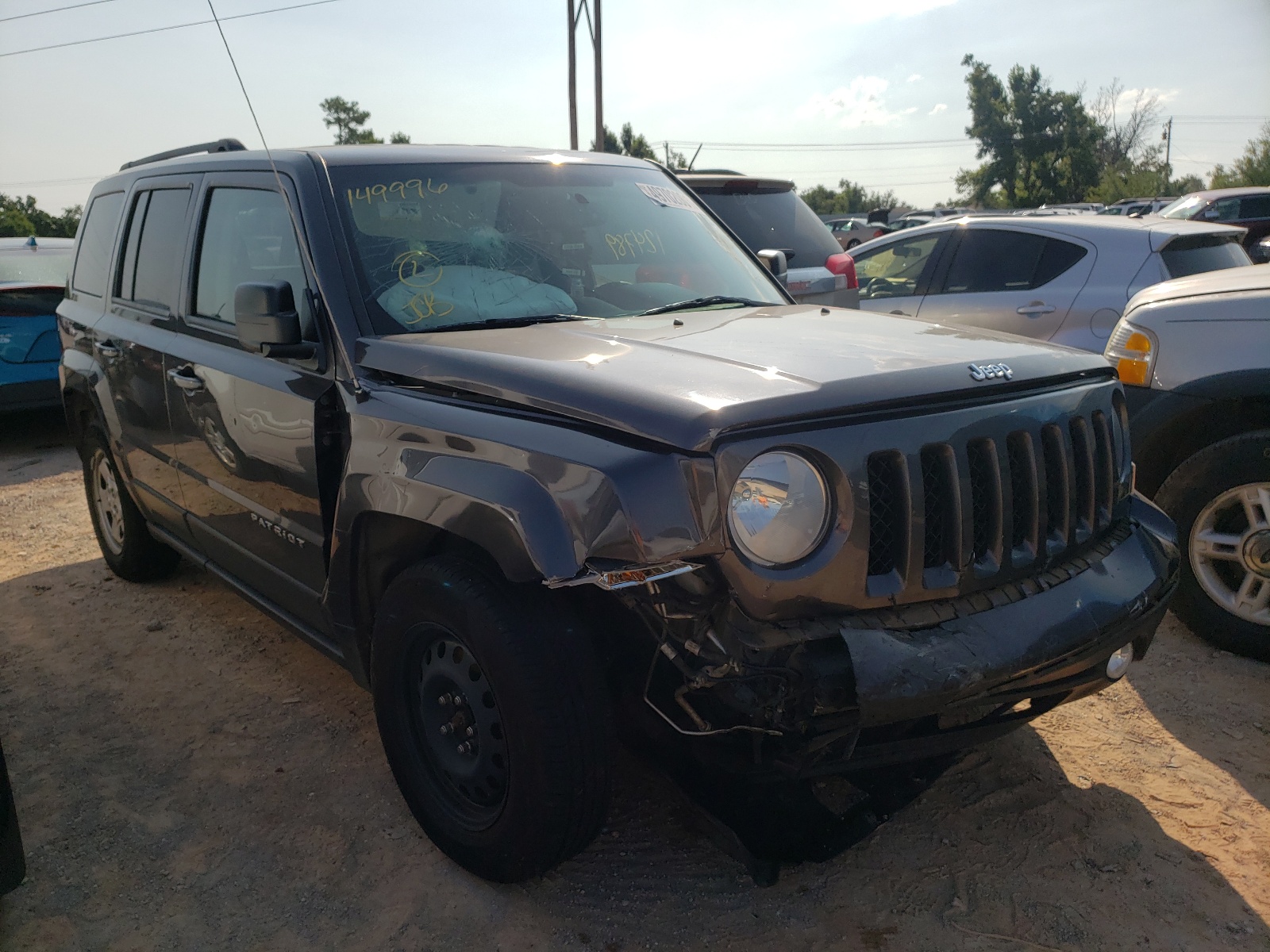 JEEP PATRIOT SP 2017 with VIN 1C4NJPBA9HD149996 - Photo from auction