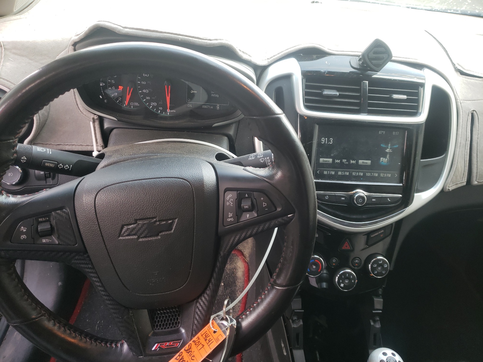 Photo 9 from auction – 2017 CHEVROLET SONIC PREM with VIN 1G1JE6SBXH4140612