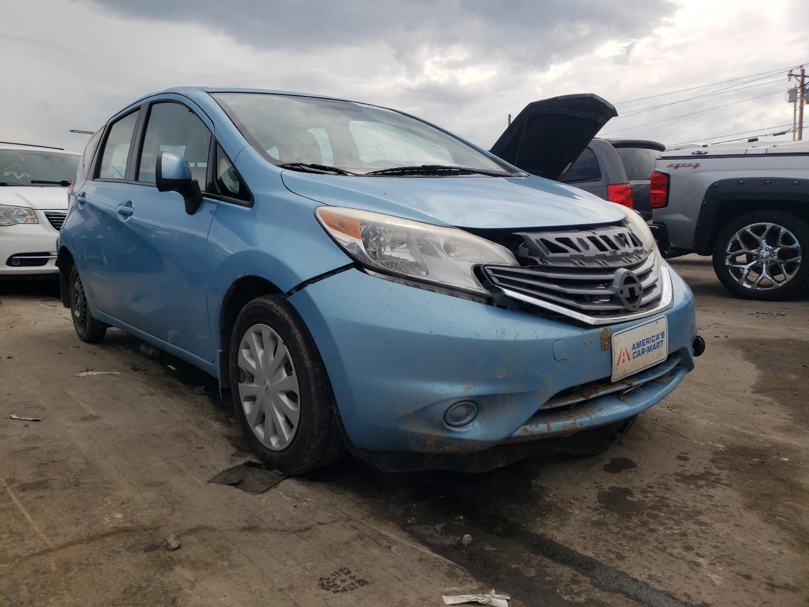 NISSAN VERSA NOTE 2014 with VIN 3N1CE2CP6EL393731 - Photo from auction