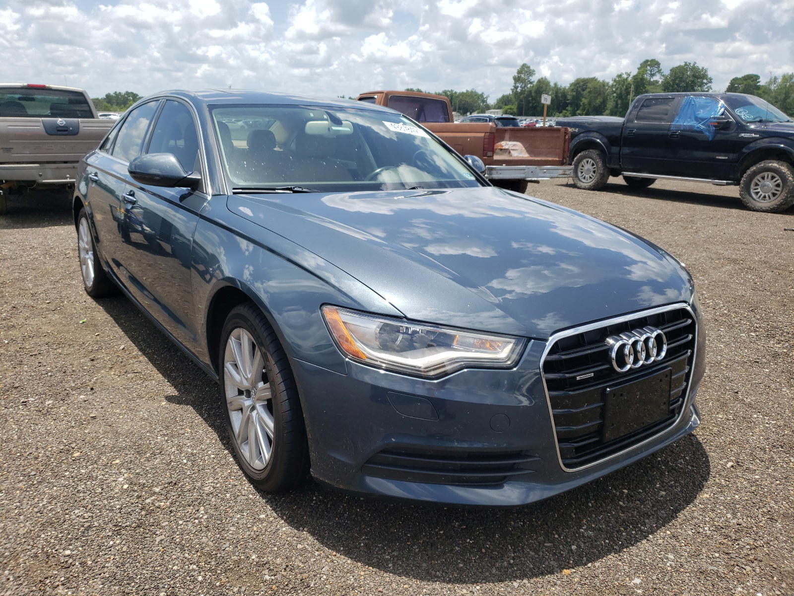 AUDI A6 PREMIUM 2014 with VIN WAUGFAFC1EN140408 - Photo from auction