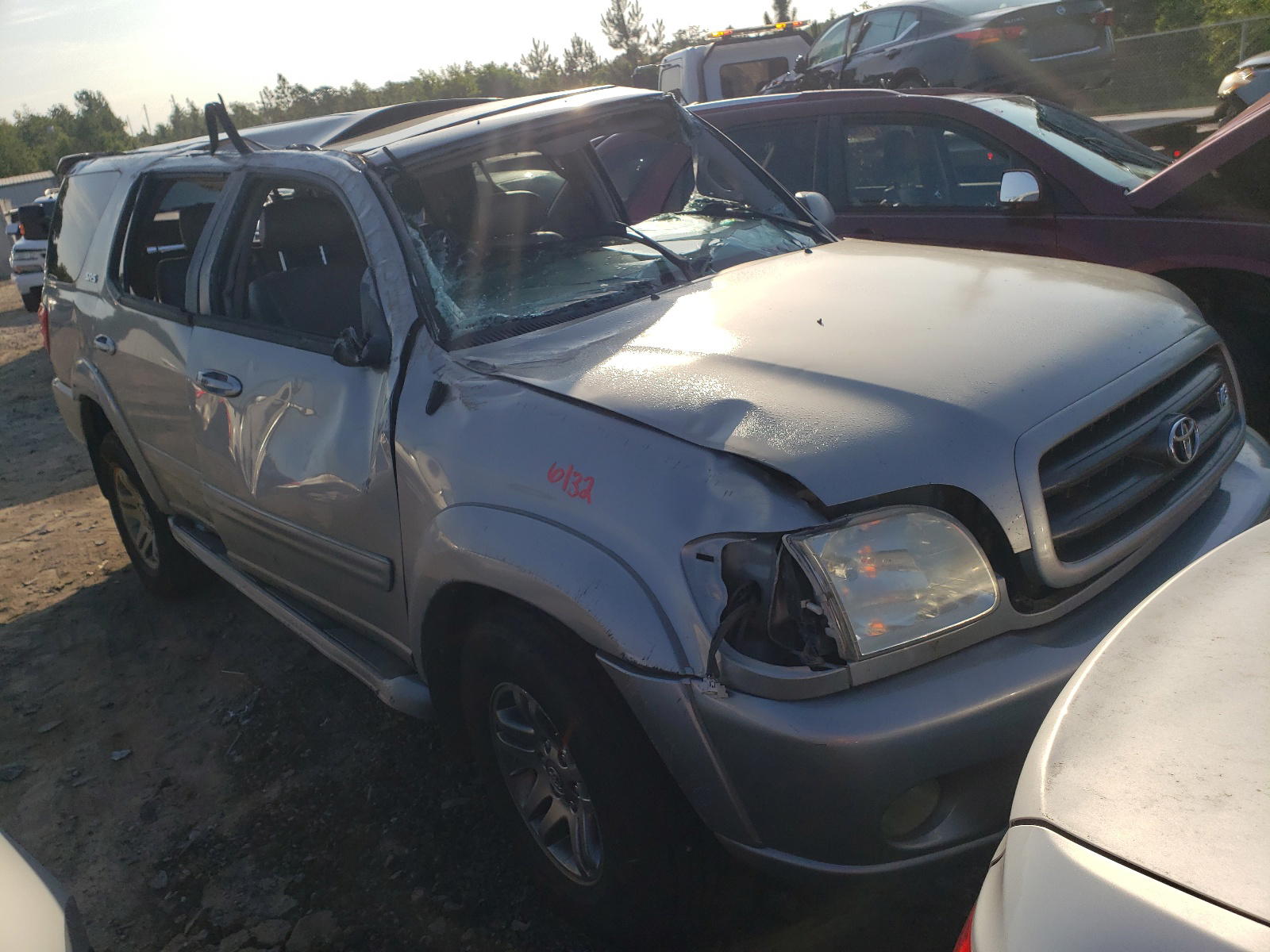 TOYOTA SEQUOIA SR 2004 with VIN 5TDBT44A34S226210 - Photo from auction