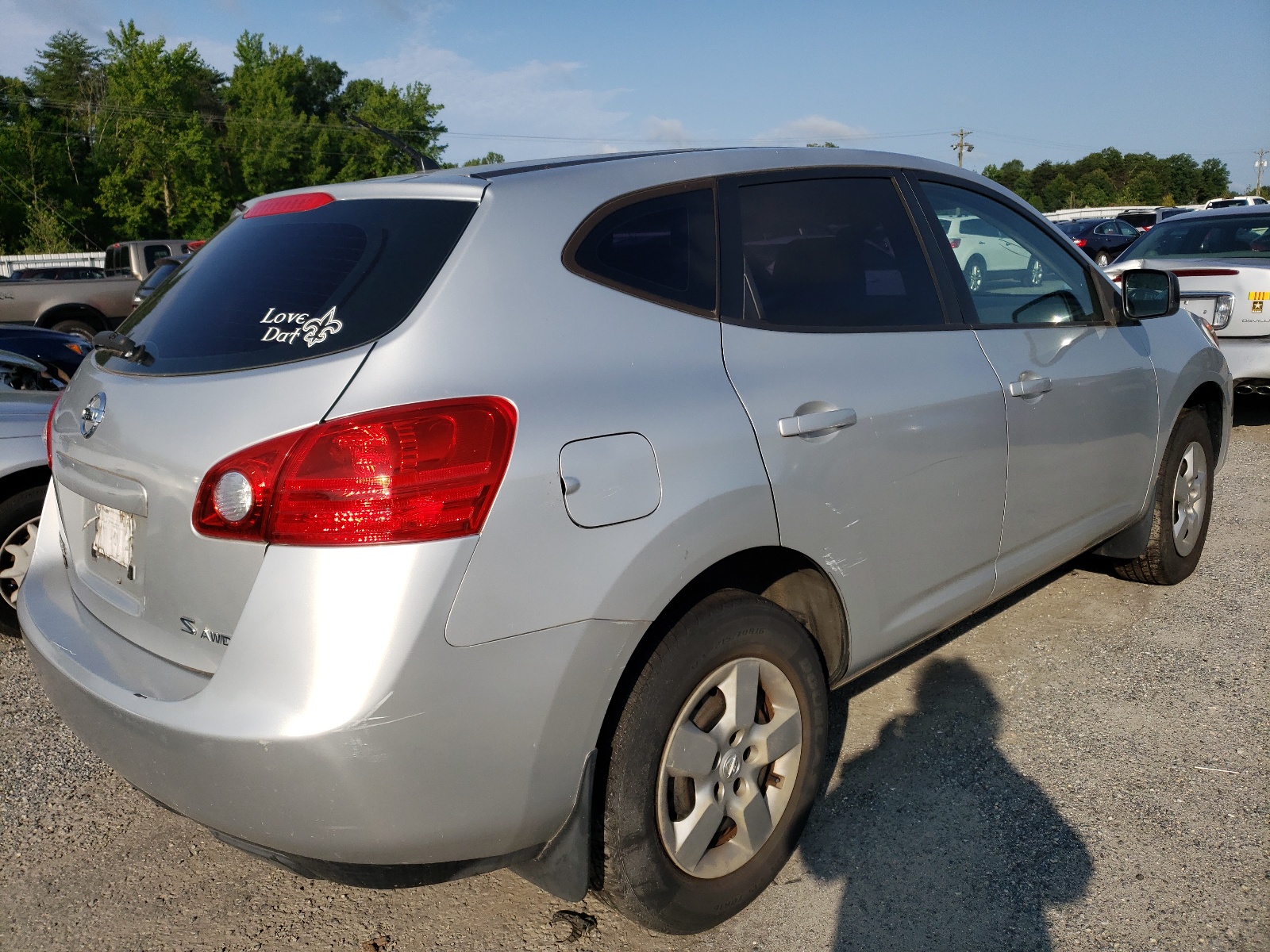 Photo 4 from auction – 2009 NISSAN ROGUE with VIN JN8AS58VX9W438941