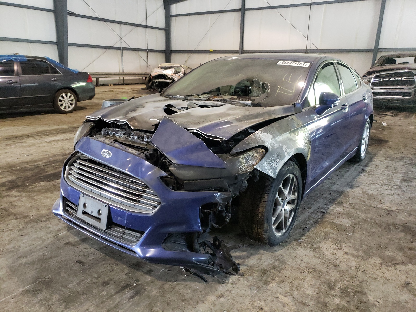 Photo 2 from auction – 2013 FORD FUSION SE with VIN 3FA6P0HR9DR306036