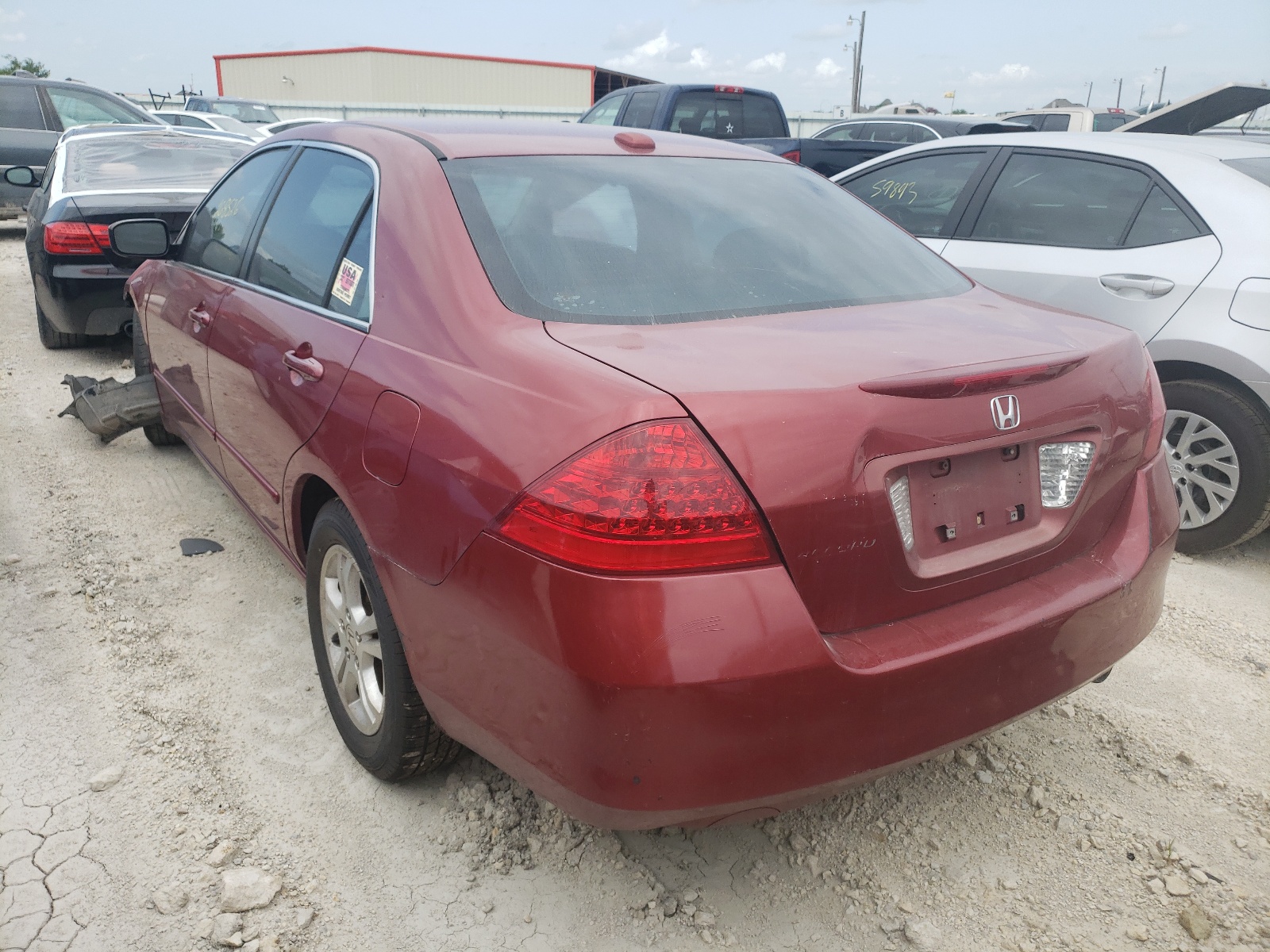 Photo 3 from auction – 2007 HONDA ACCORD EX with VIN 1HGCM56827A035897