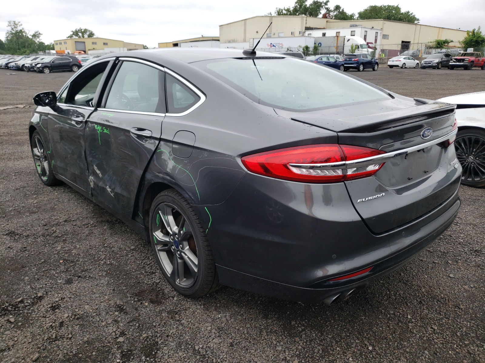 Photo 3 from auction – 2017 FORD FUSION SPO with VIN 3FA6P0VP3HR173668