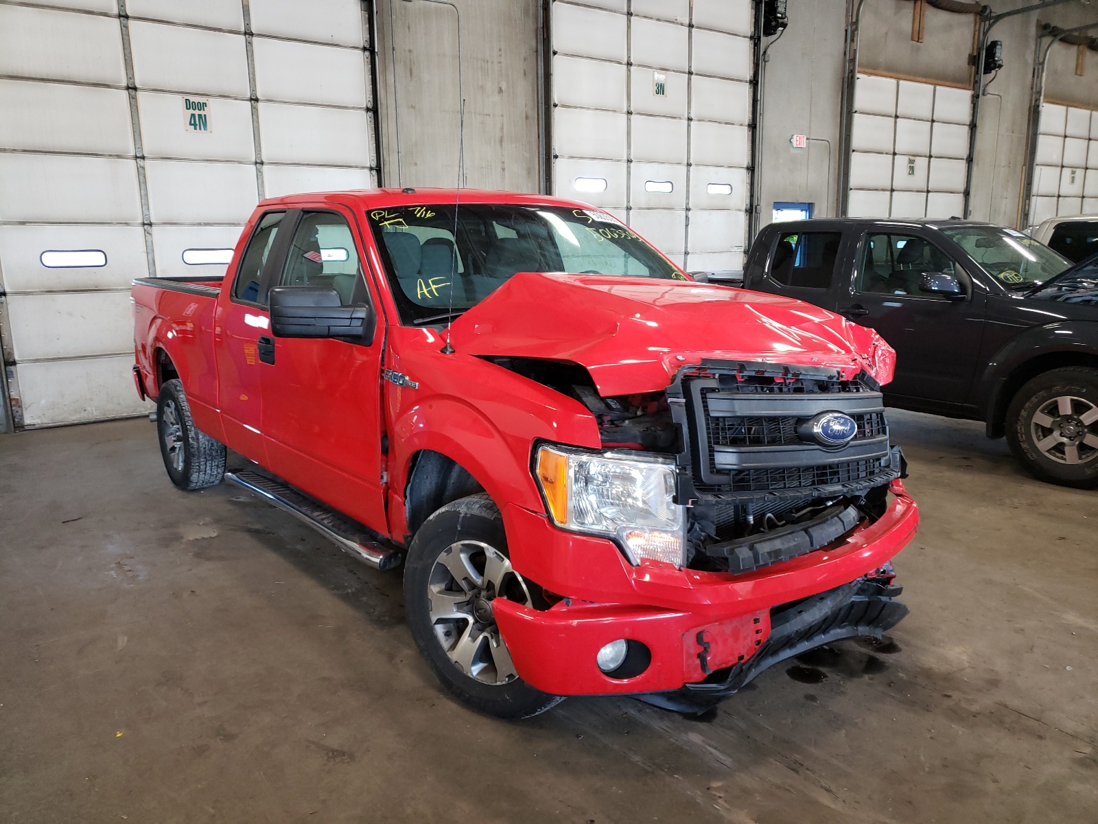 FORD F150 SUPER 2013 with VIN 1FTFX1CF1DKE14880 - Photo from auction