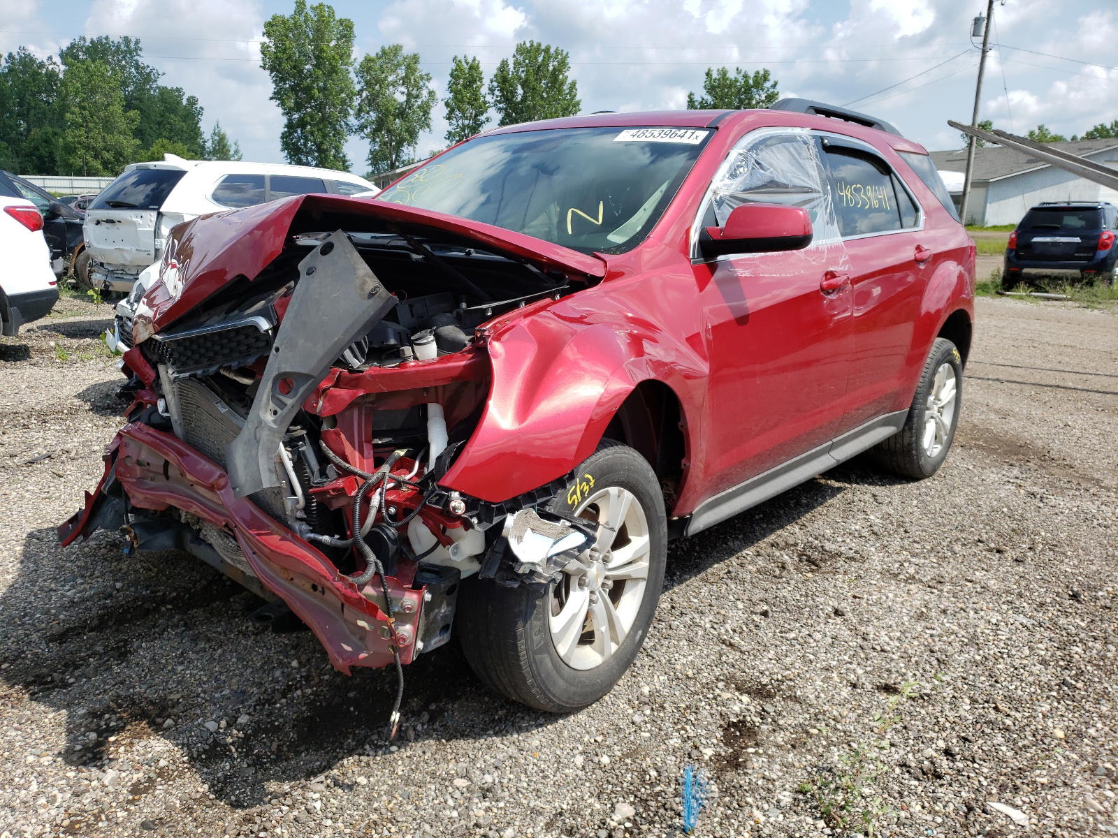 Photo 2 from auction – 2015 CHEVROLET EQUINOX LT with VIN 2GNALCEK2F6294130