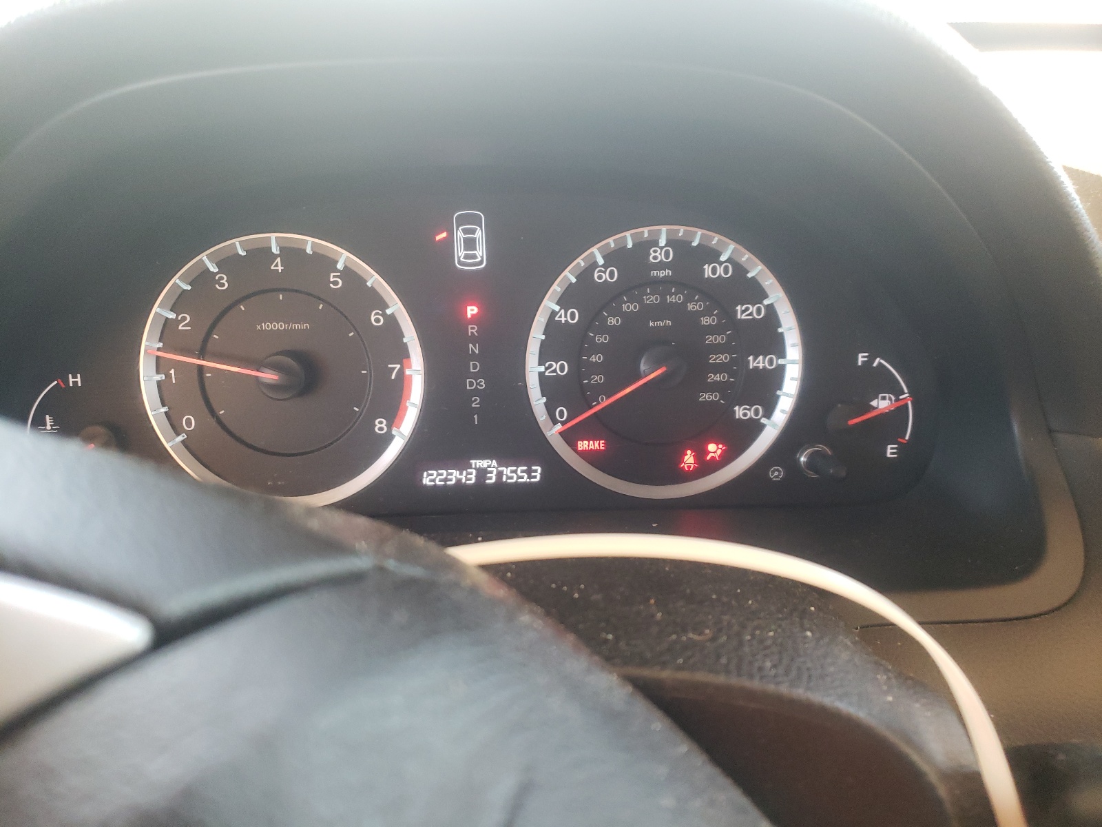 Photo 8 from auction – 2010 HONDA ACCORD LXP with VIN 1HGCP2F48AA186849